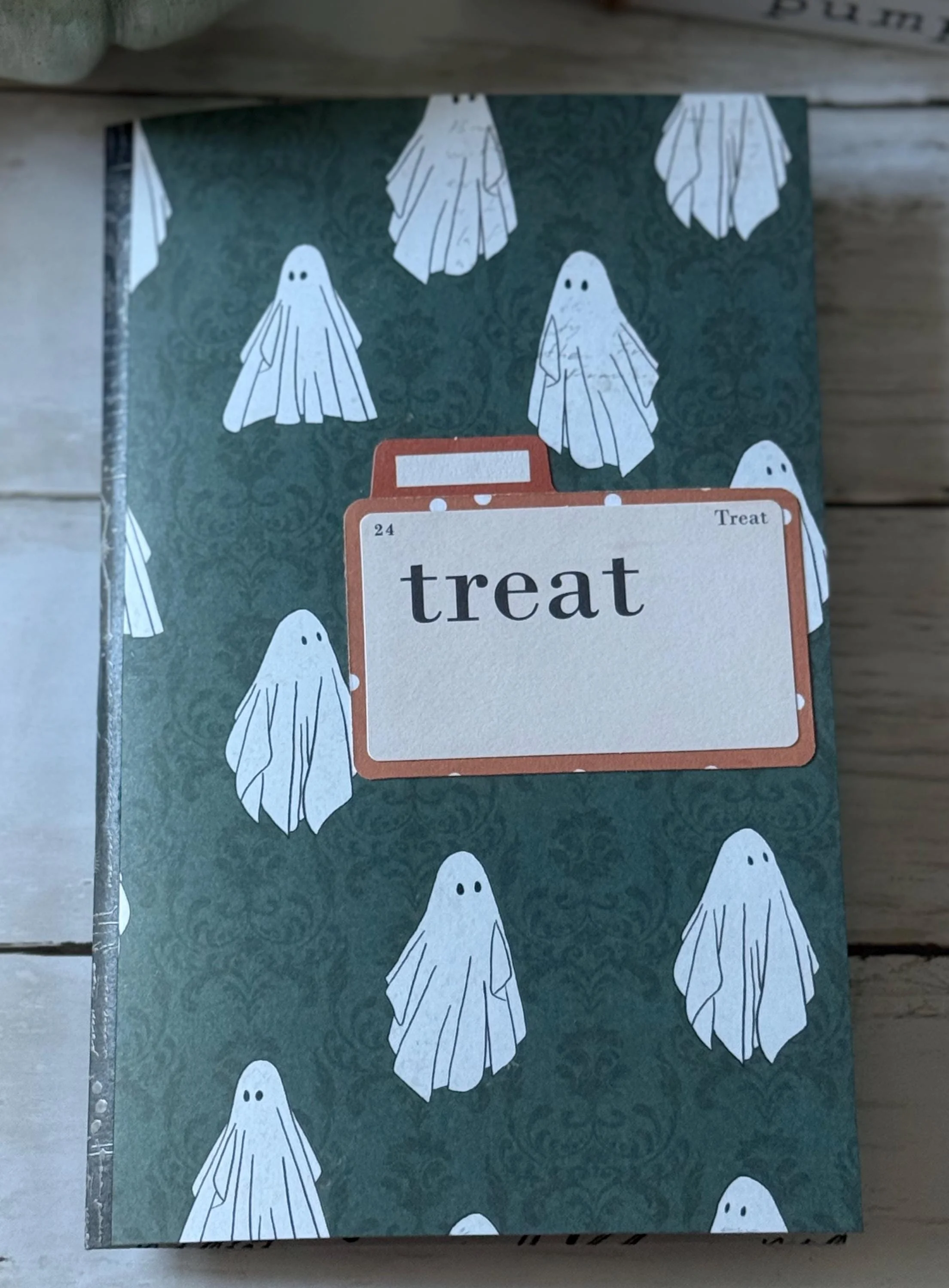 Halloween Themed Journal - Vintage Pages