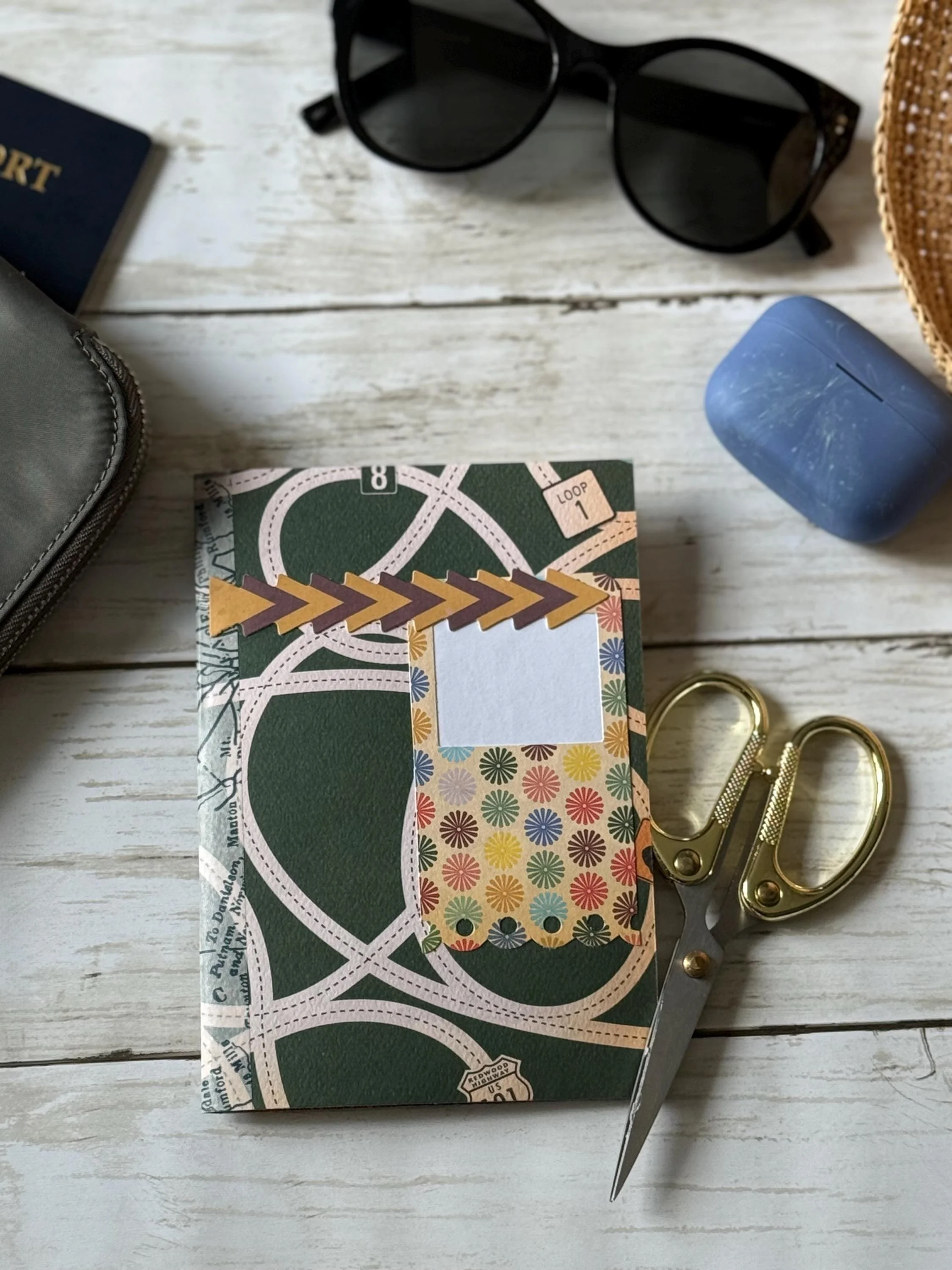Travel Themed Journal - Blank Pages