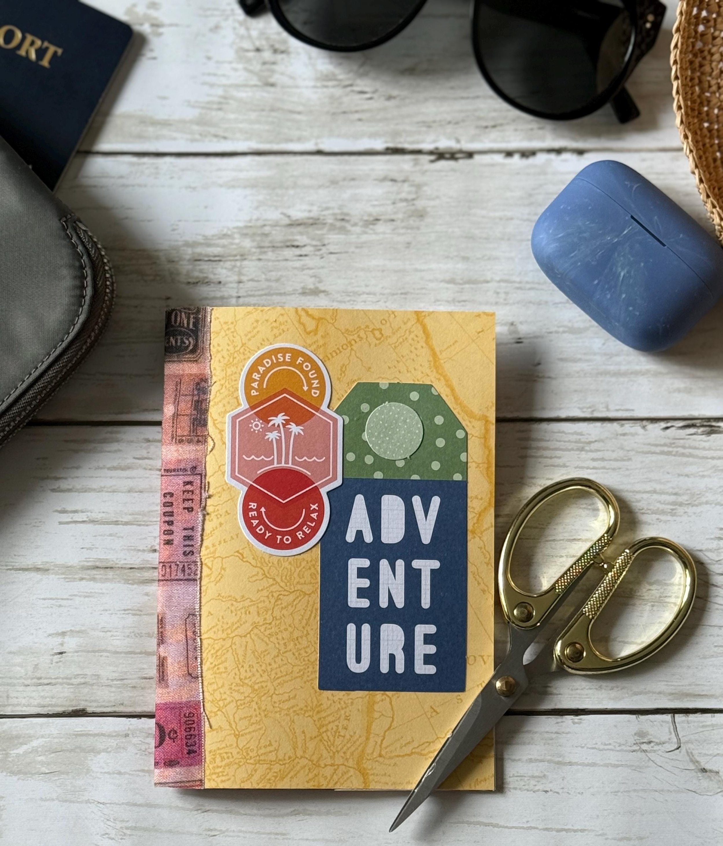 Travel Themed Journal - Blank Pages