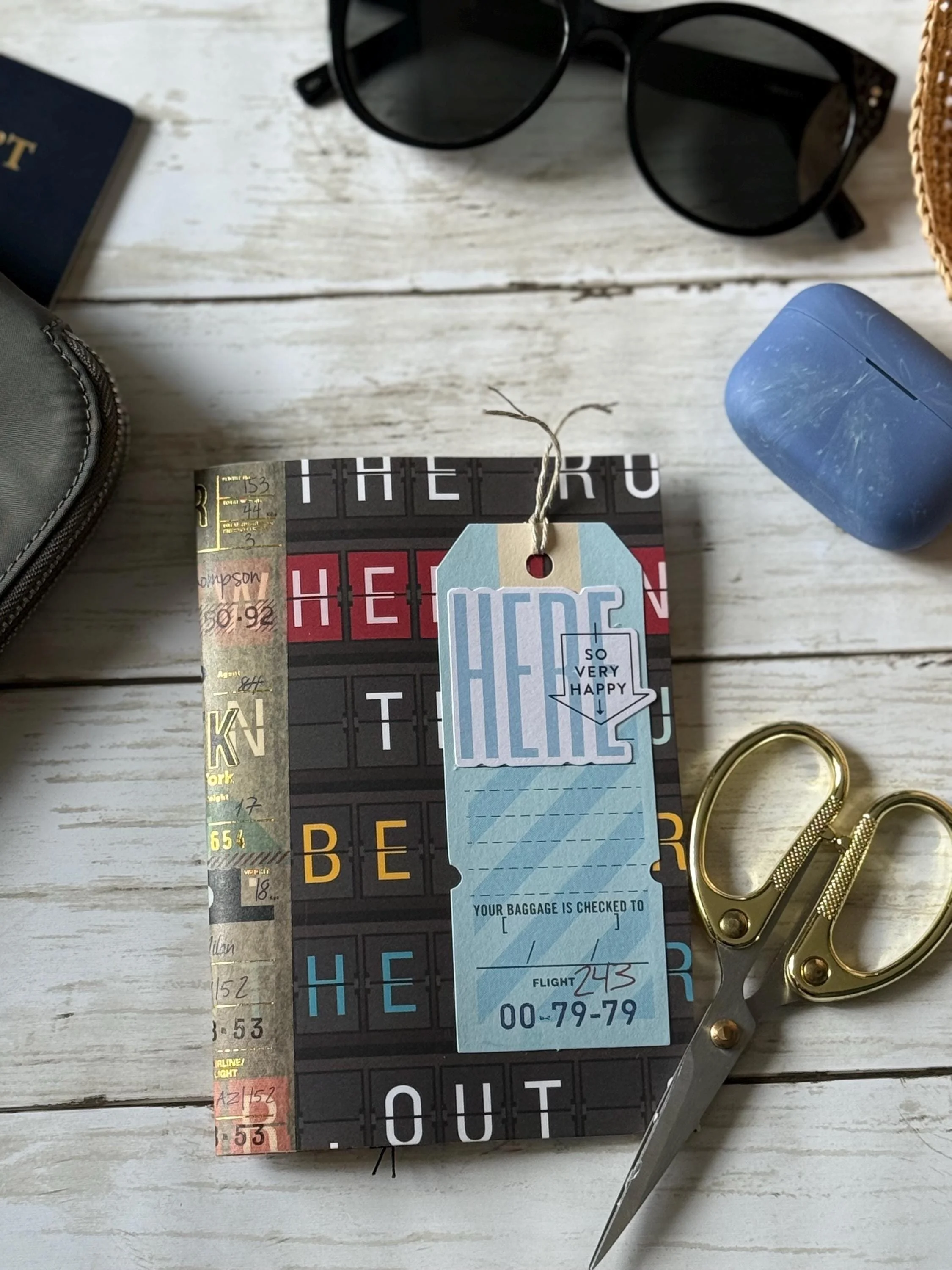 Travel Themed Journal - Blank Pages