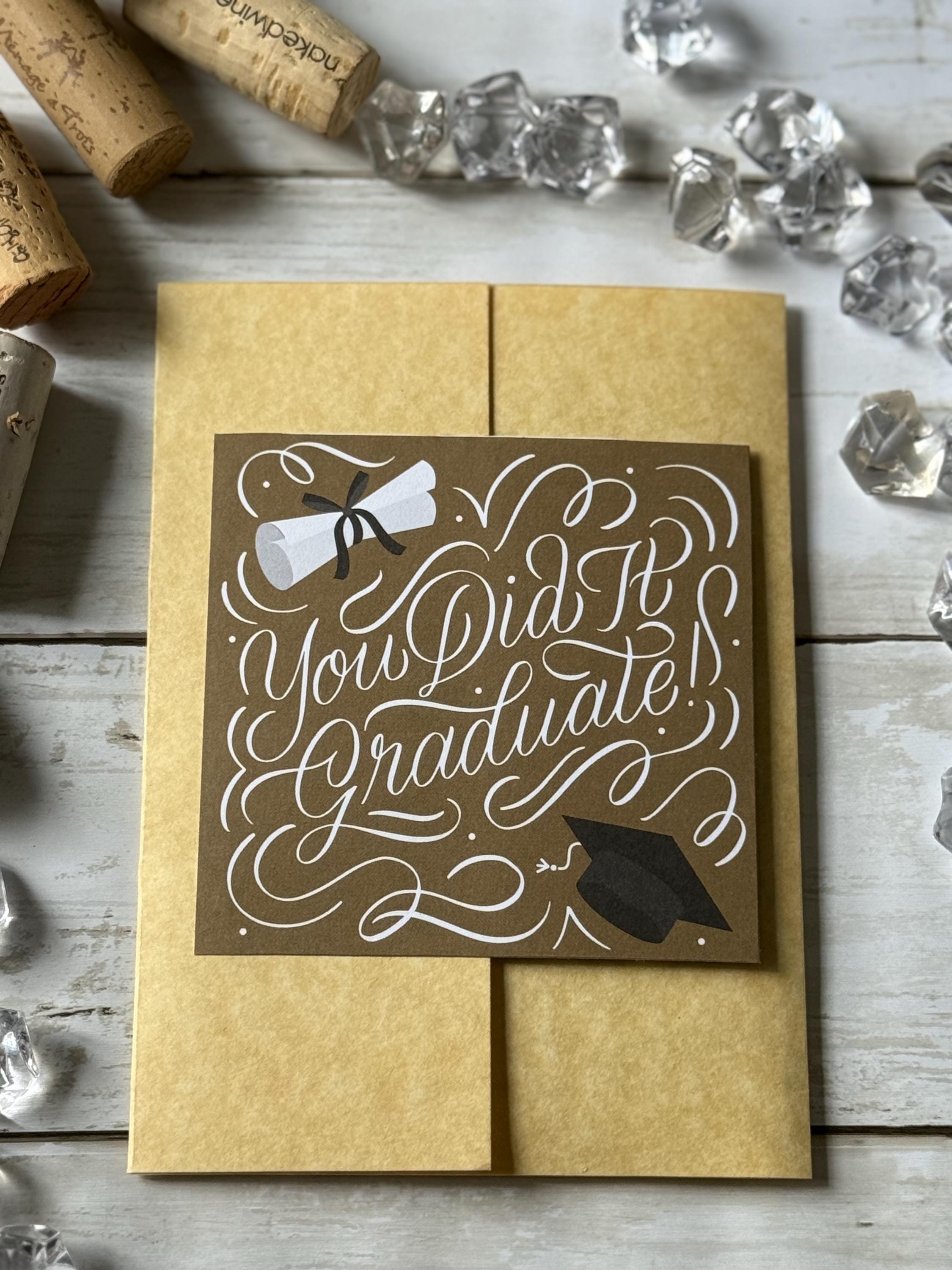 Graduation Themed Gift Card Holder / Card