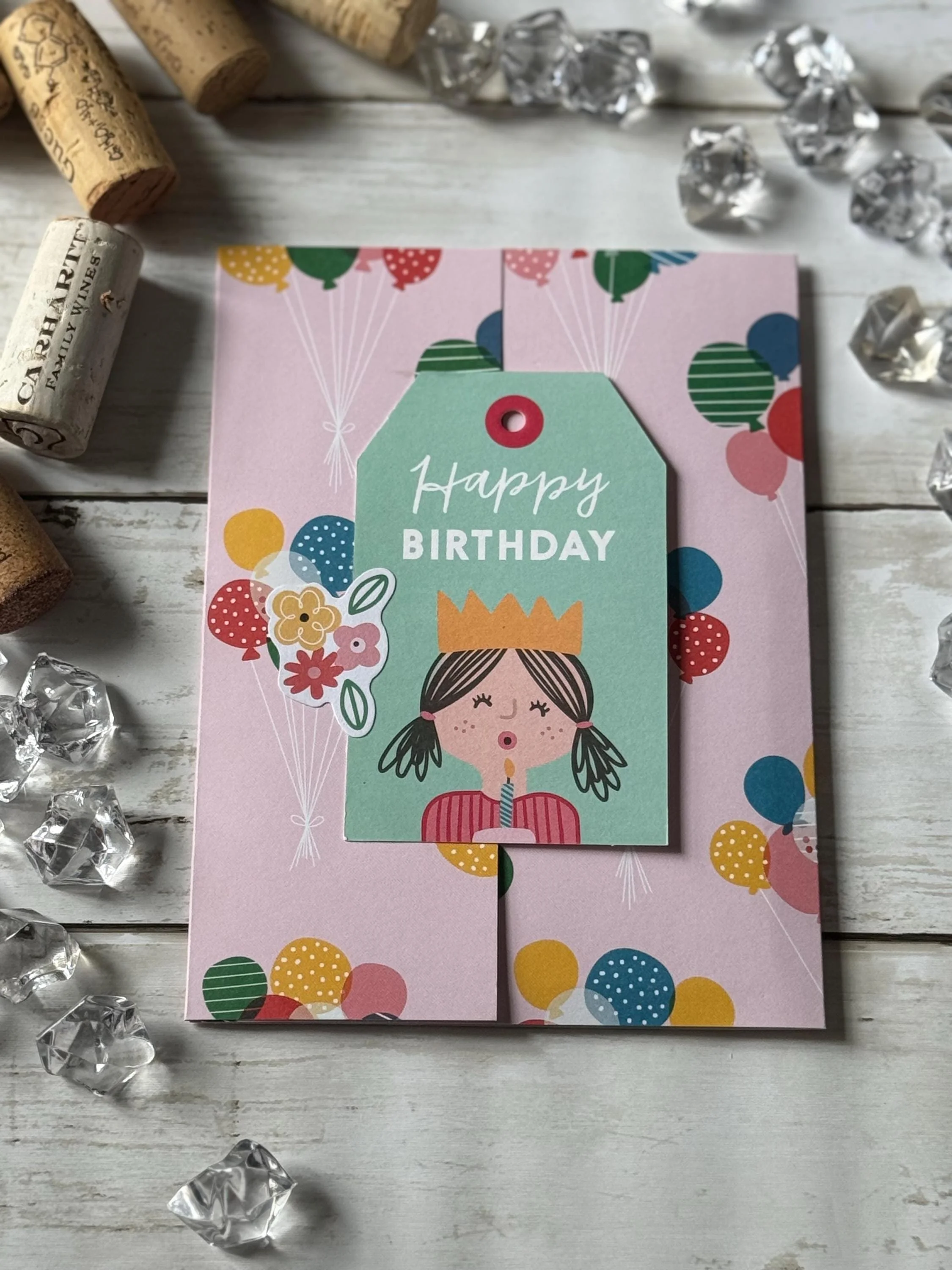 Birthday Themed Gift Card Holder / Card