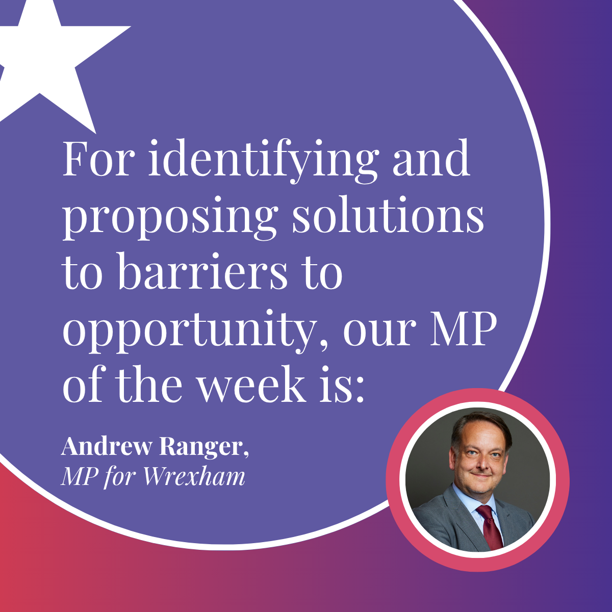 MP of the Week: Andrew Ranger