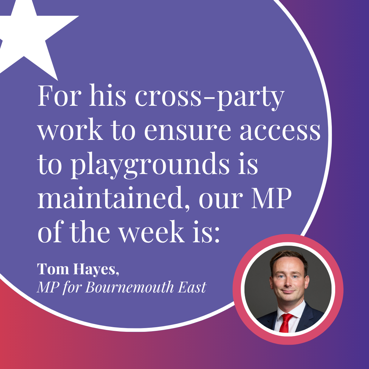 MP of the Week: Tom Hayes