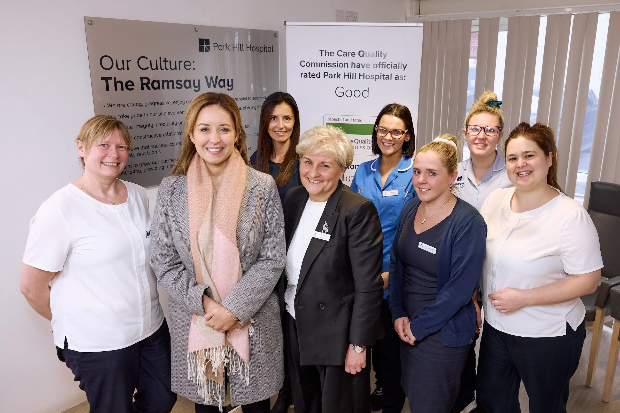 Sally Jameson MP visits Ramsay UK’s Park Hill Hospital to see partnership working for better health outcomes in action