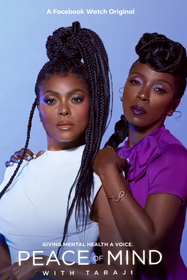 Cover art for Peace of Mind with Taraji, award-recognized television series lead edited by Candace Kregg