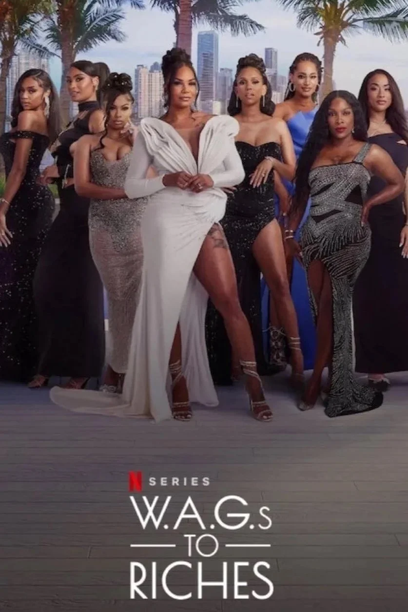 Cover art for WAGS to Riches, Netflix Top 3 television series edited by Candace Kregg