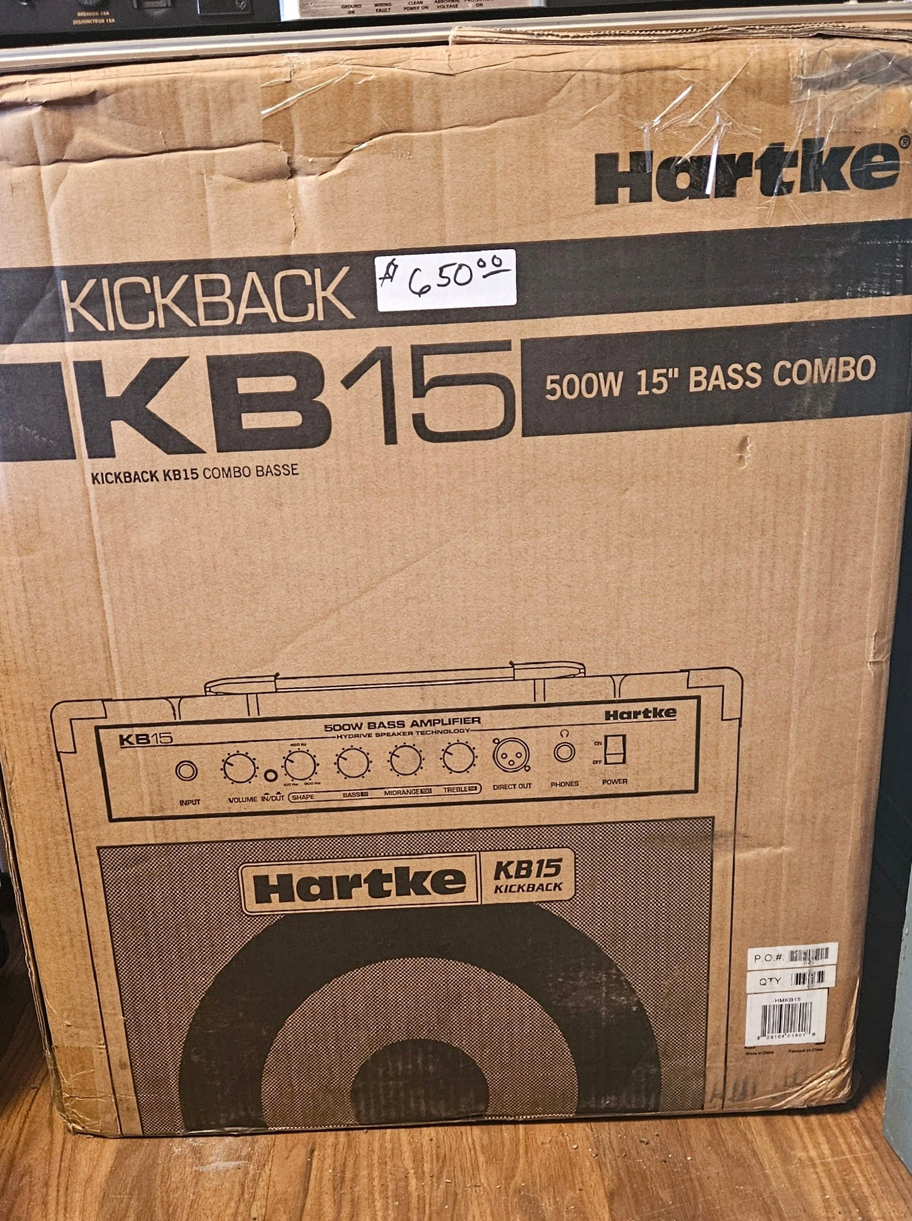 Hartke Kickback KB15 Bass Combo STILL IN THE BOX!!!