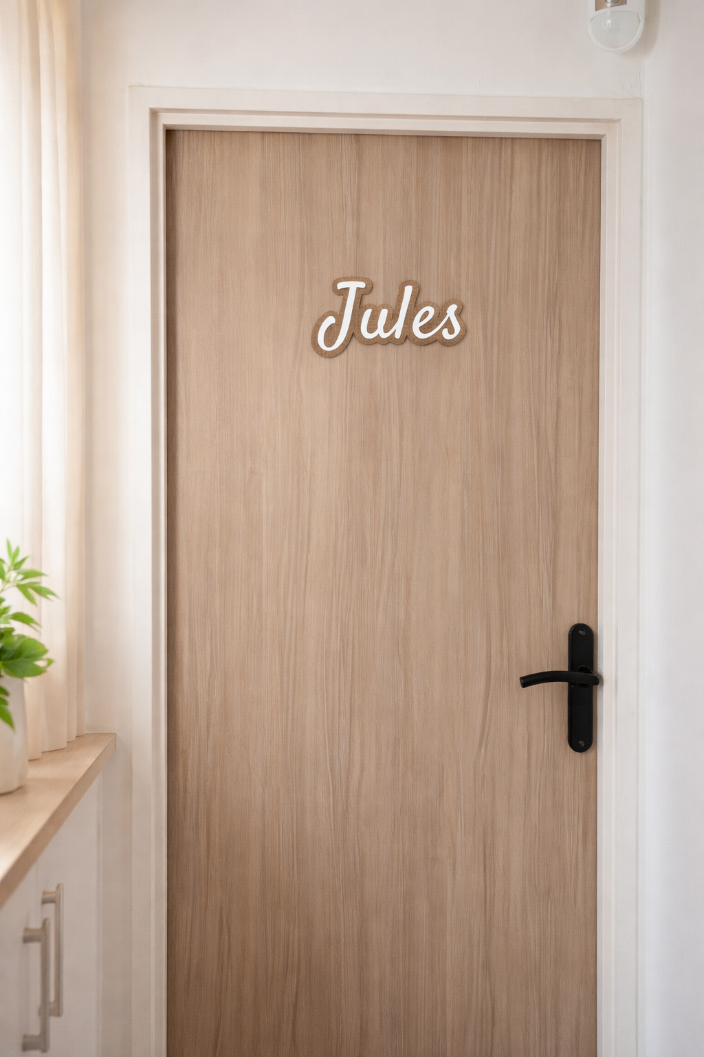 Prénom de porte personnalisé