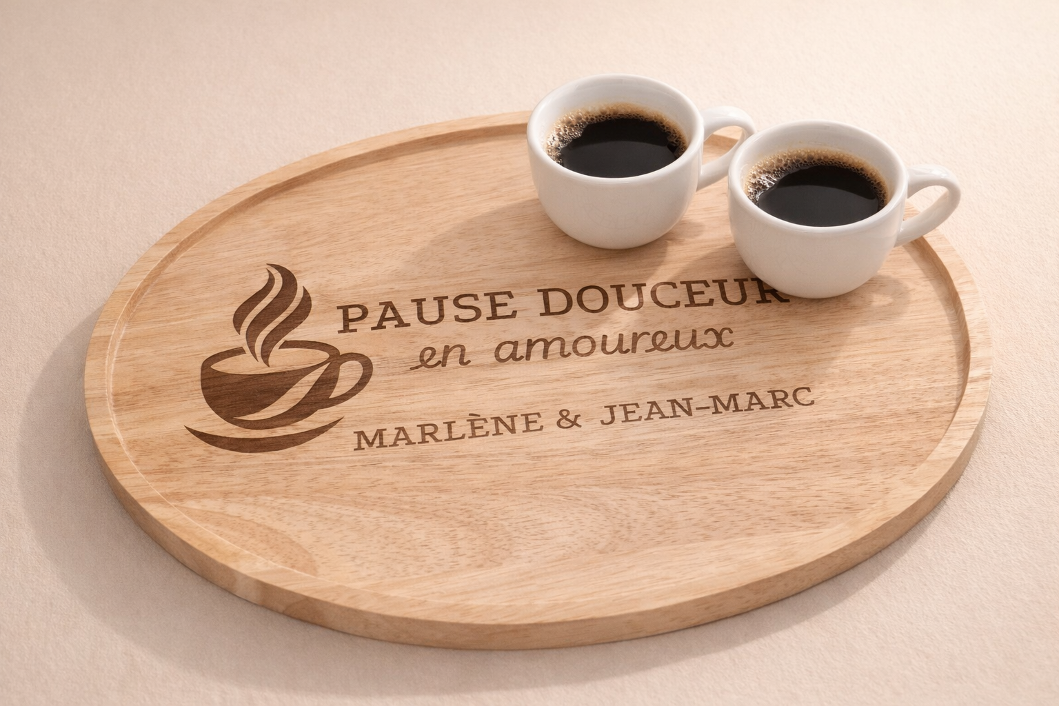 Plateau personnalisé "Pause Douceur"