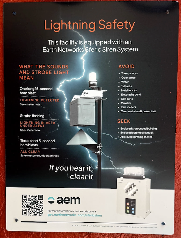 The Towers AEM Lightning Detection System