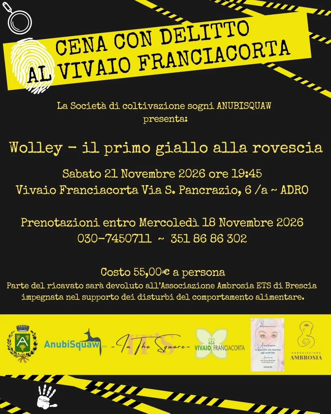 Cena con delitto al Vivaio Franciacorta