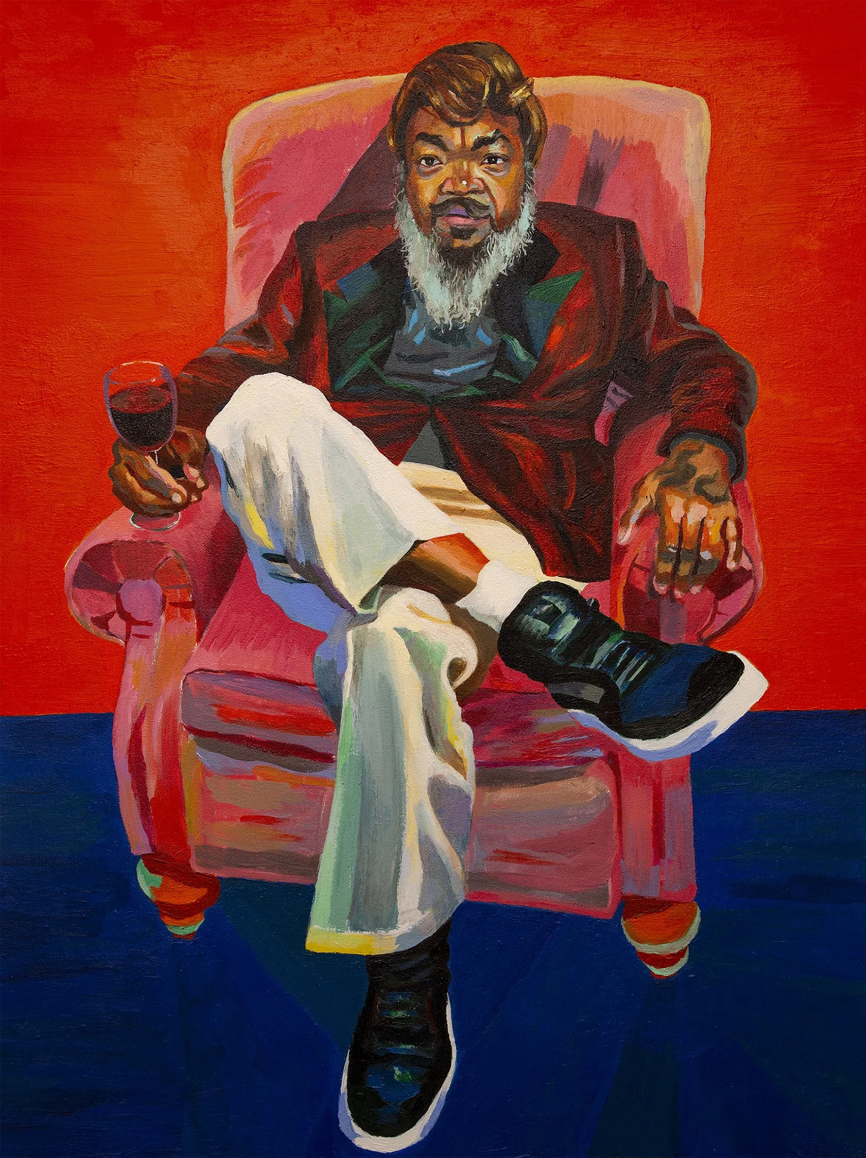 "Mr.Dead", 2021. Acrylic on canvas 40" x 30"