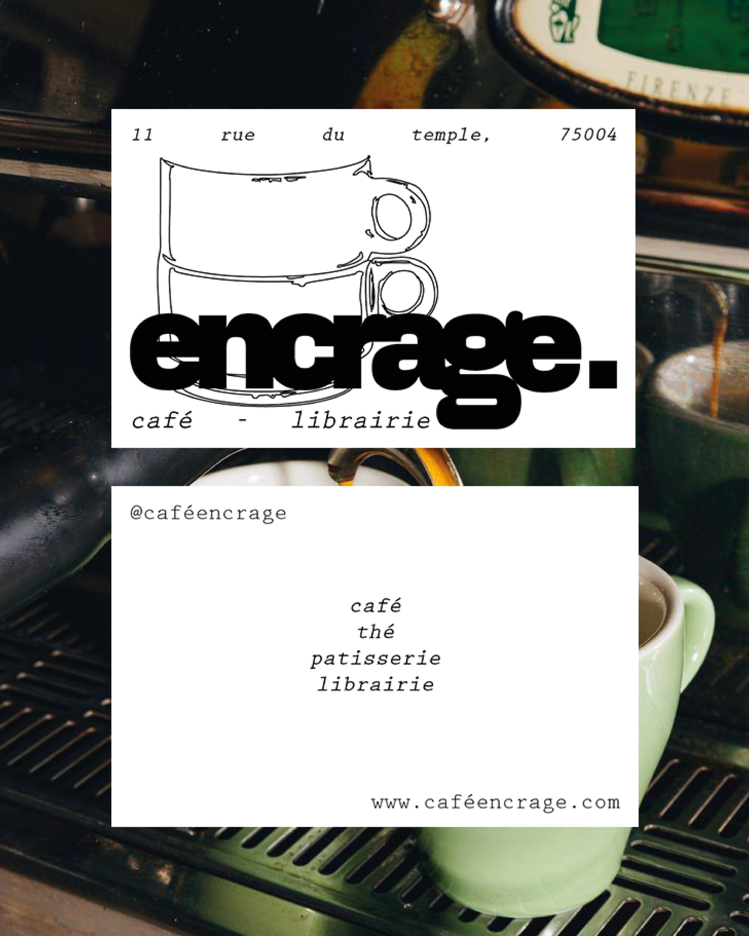 Encrage Café - Logo/Cartes/Menu