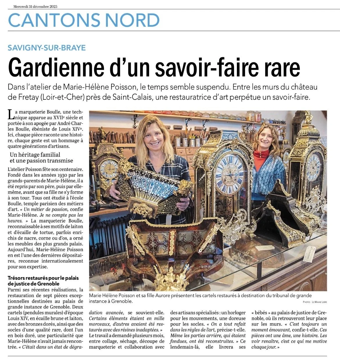 Une reconnaissance locale pour un savoir-faire d’exception