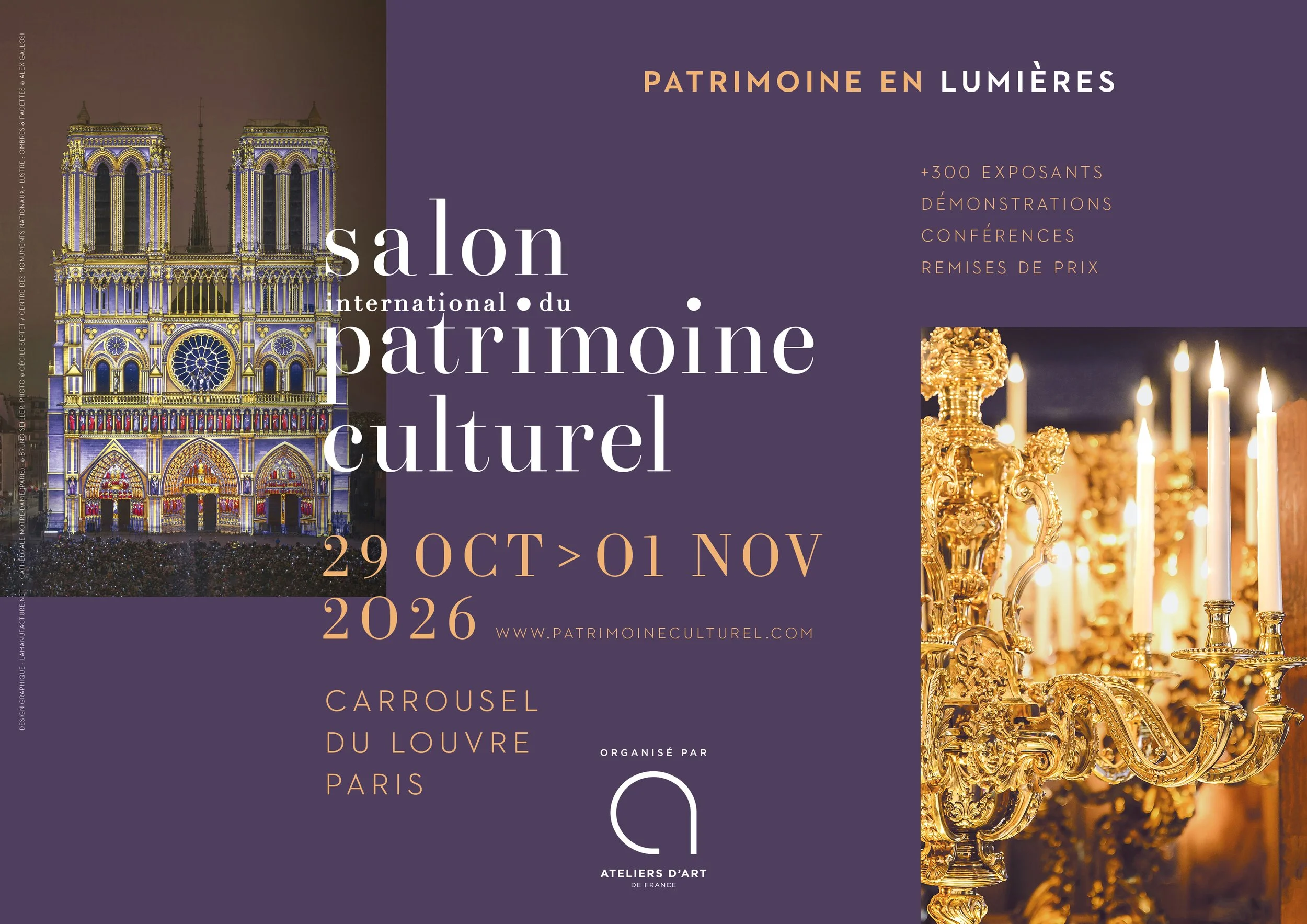 Retrouvez l'Atelier MHP au Salon International du Patrimoine Culturel 2026