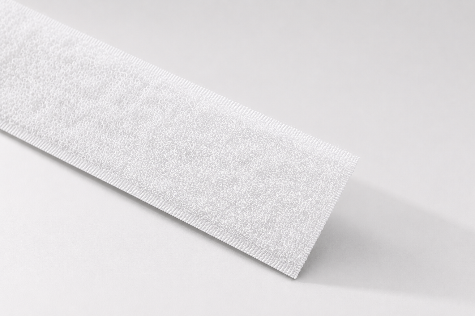 Velcro, Kardborre 25mm hona loop sömnad vit