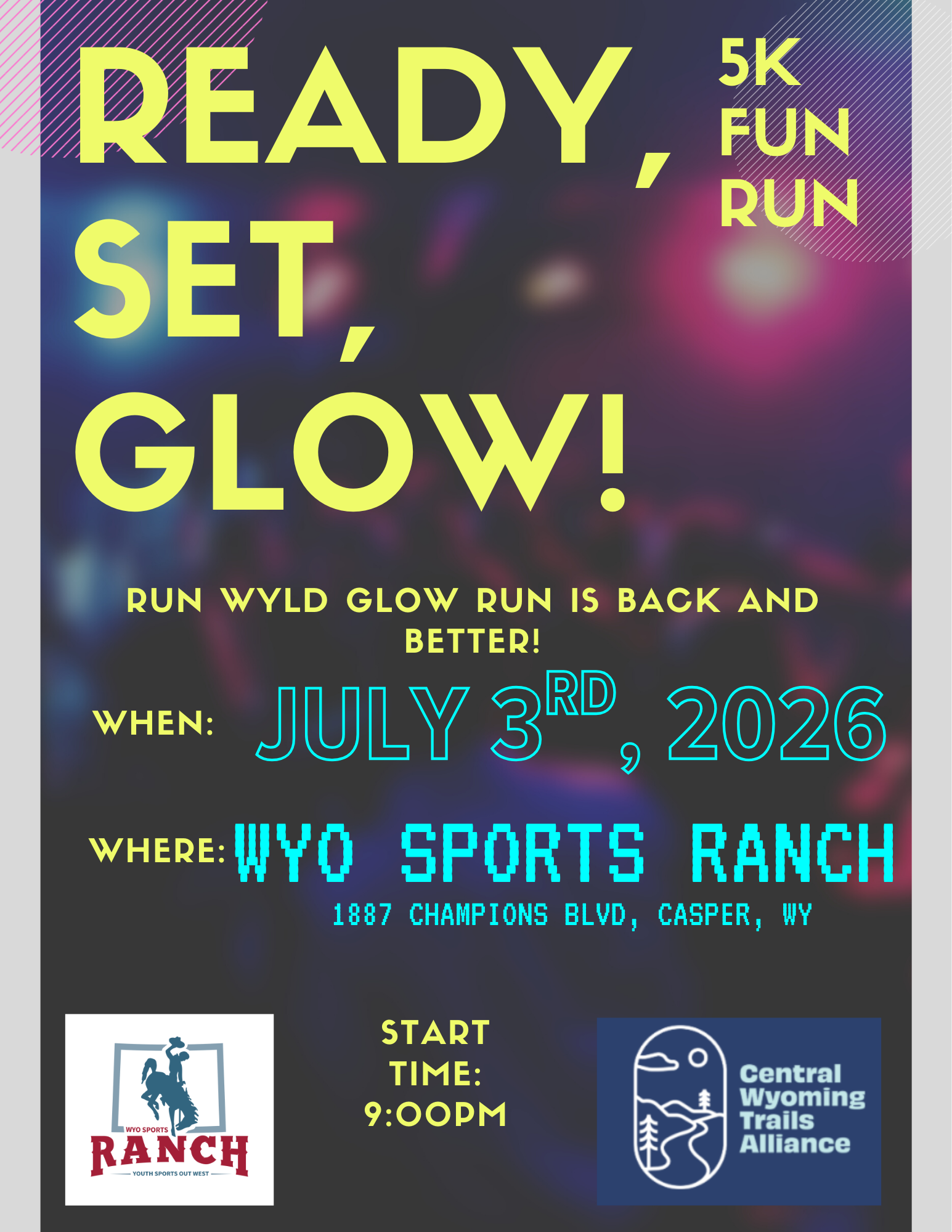 Run Wyld Glow Run Kids