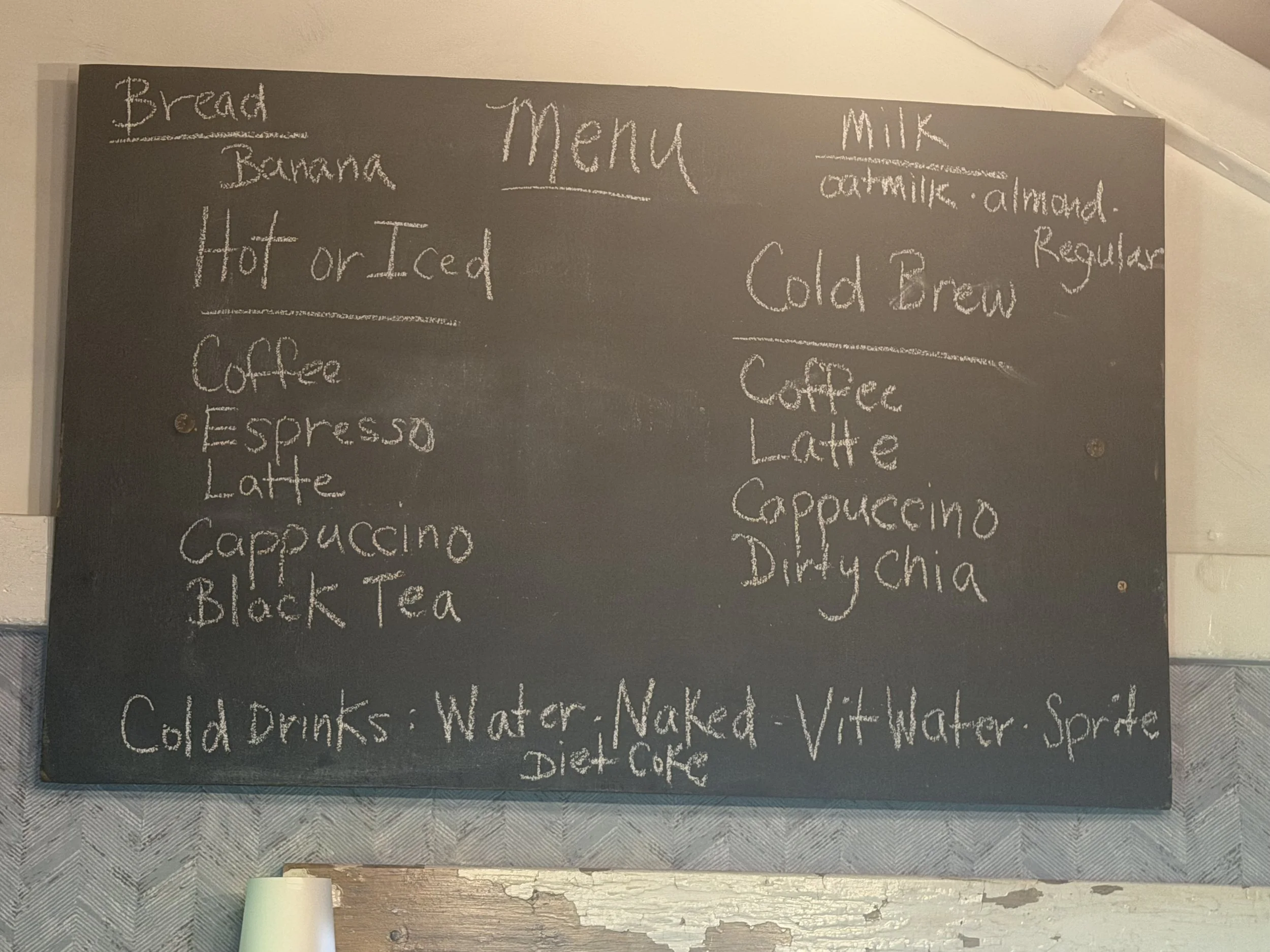 A Menu, A Few More Signs, and a Whole Lot of Gratitude