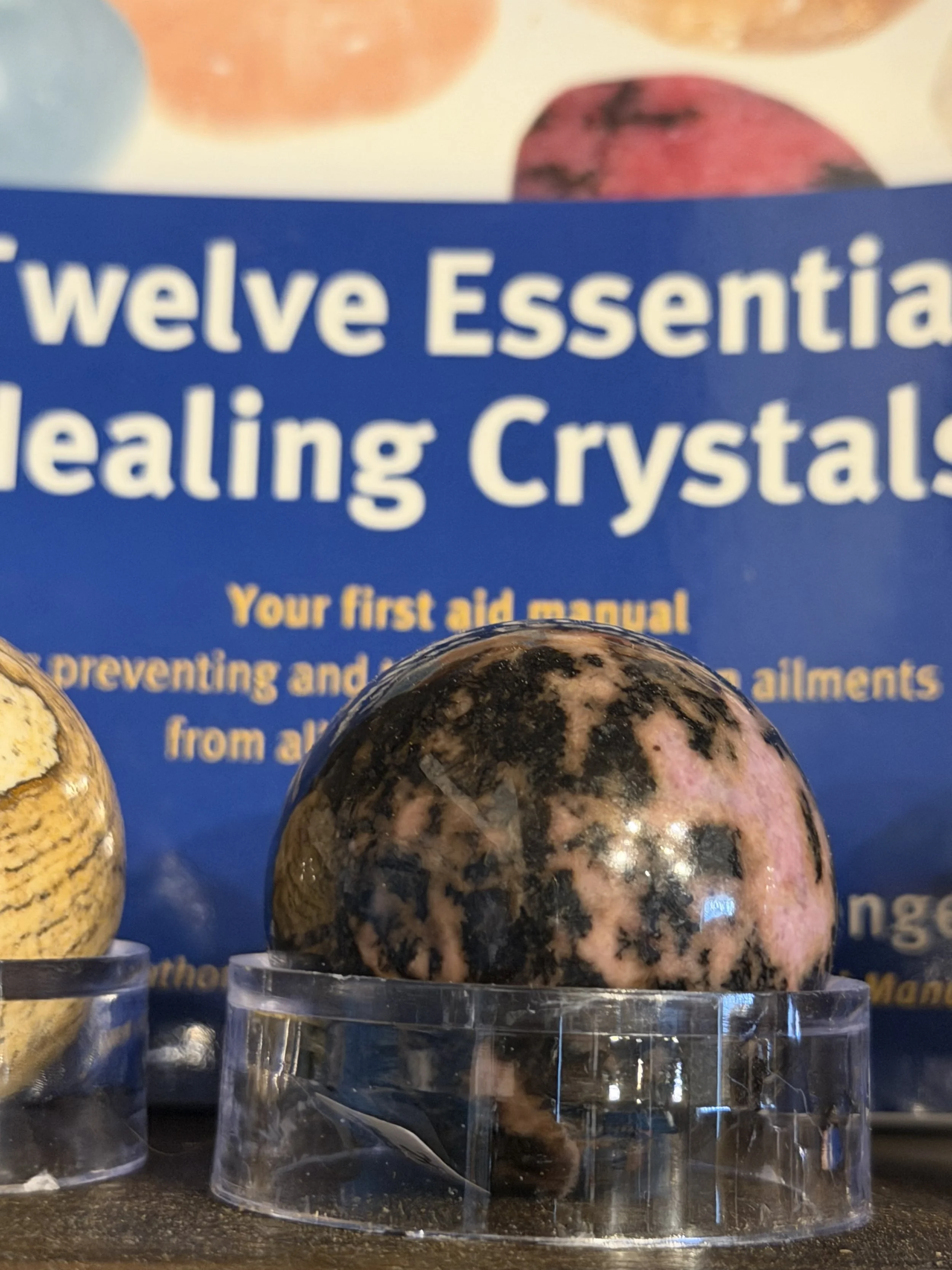Rhodonite - 40 mm sphere