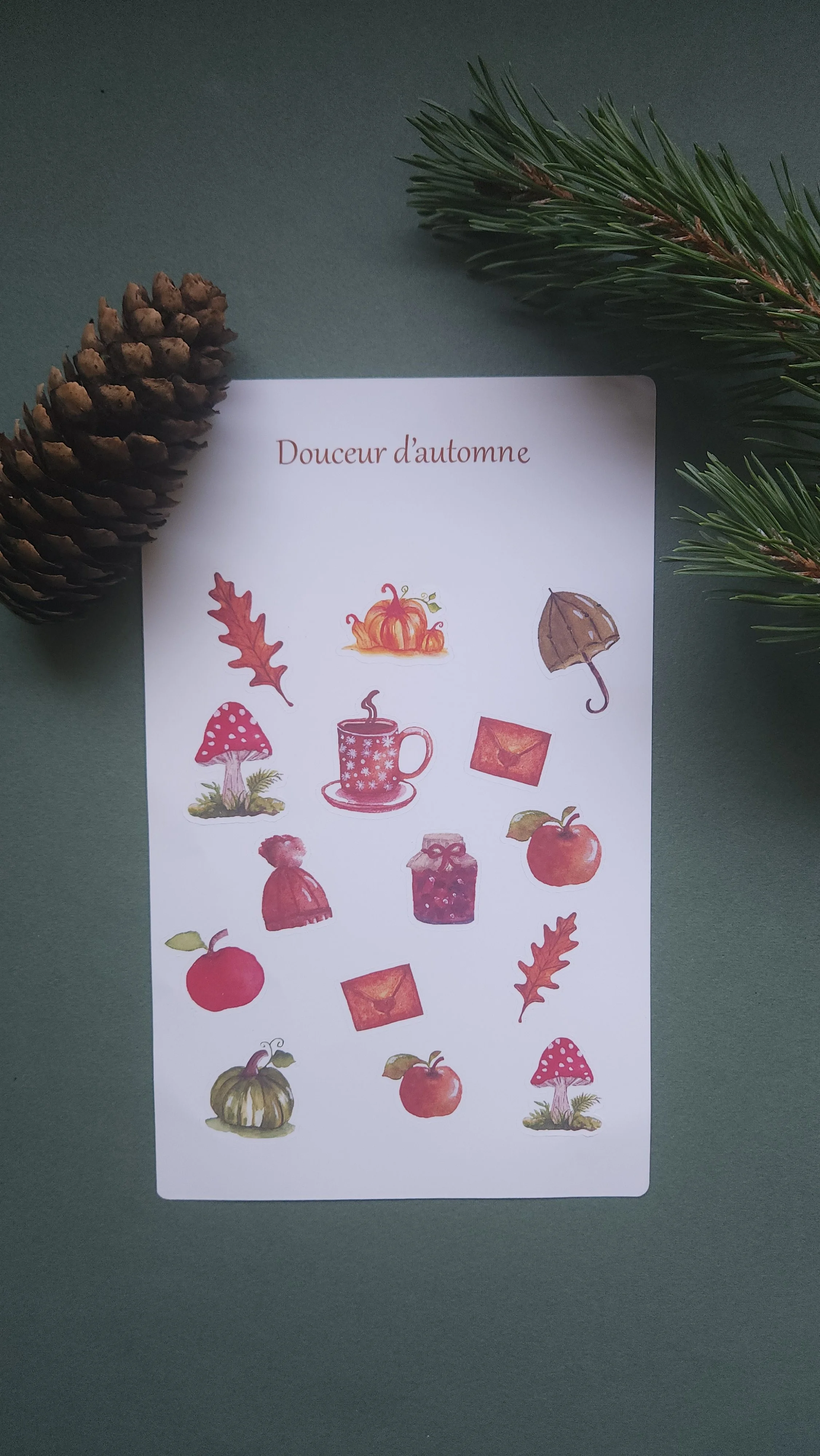 Planche de stickers – Automne