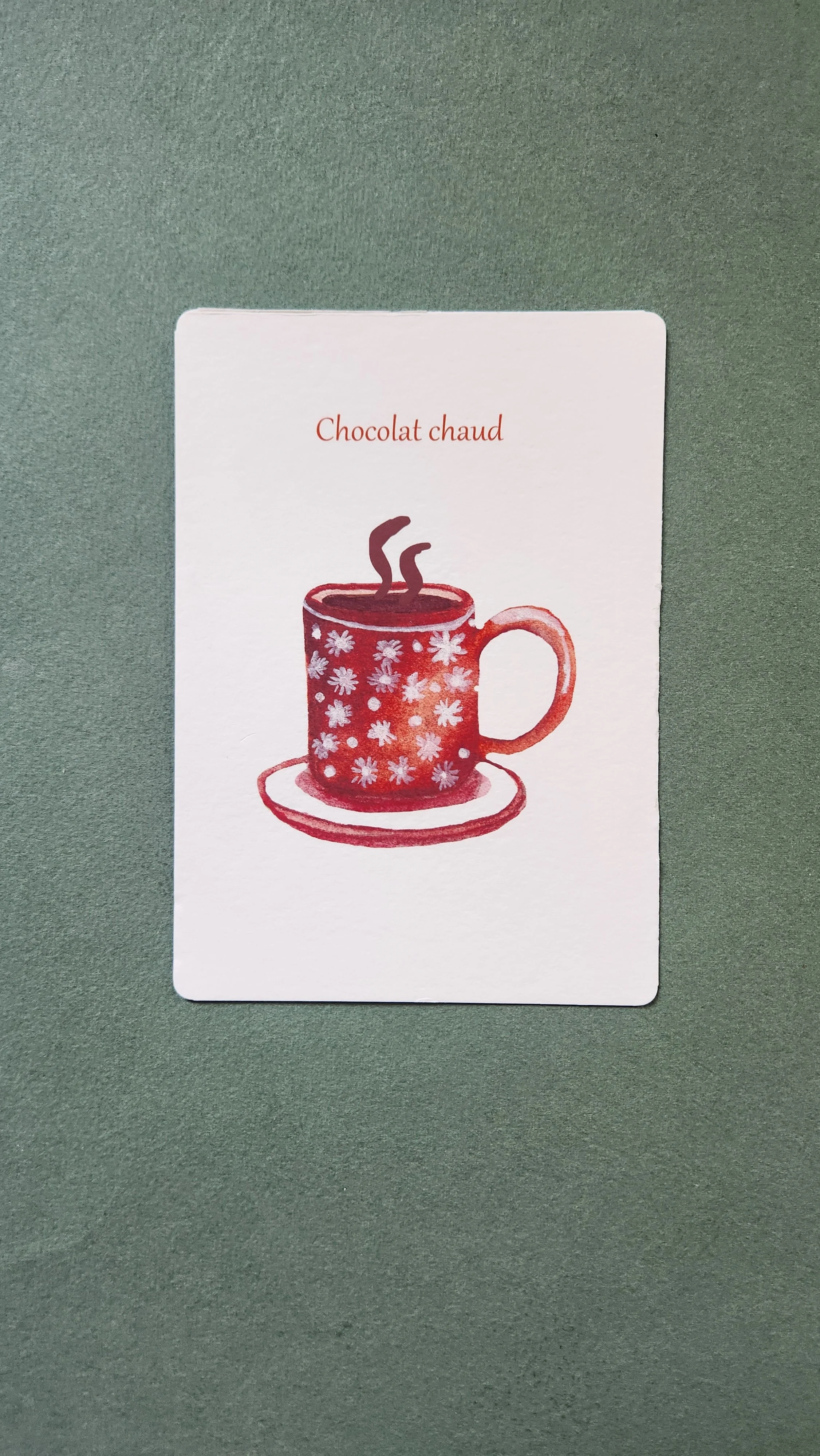 Carte Chocolat chaud