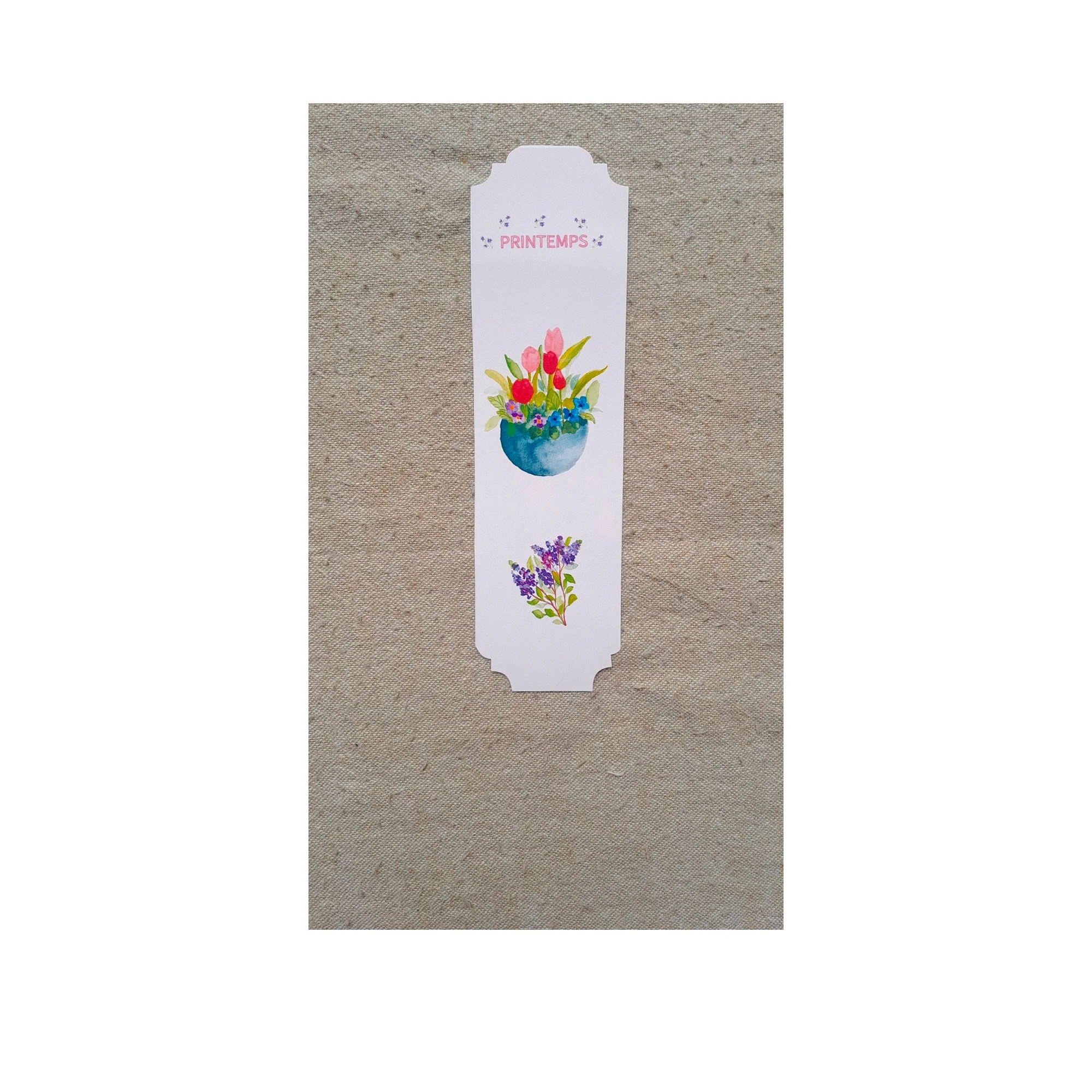 Marque page de printemps