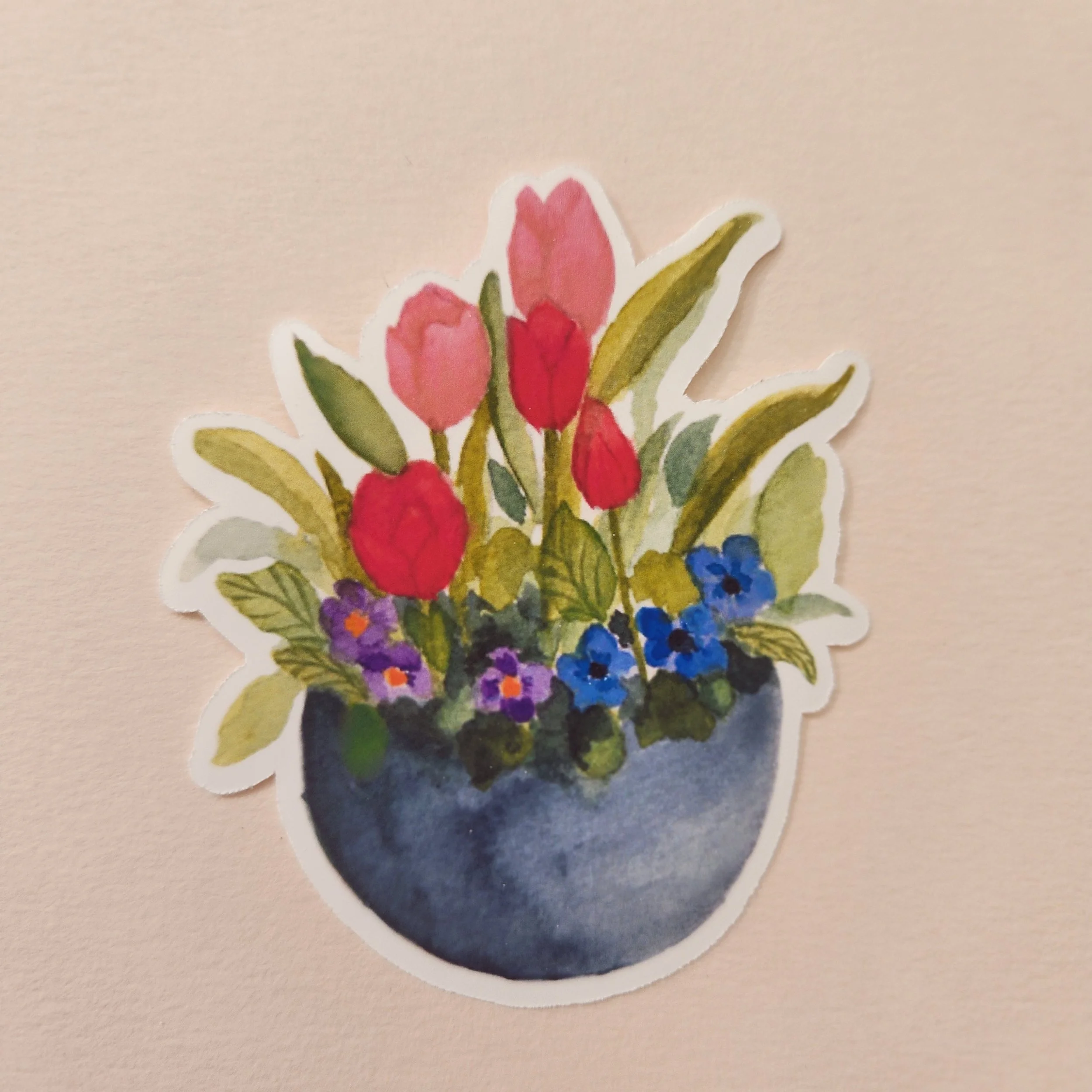 Sticker tulipe