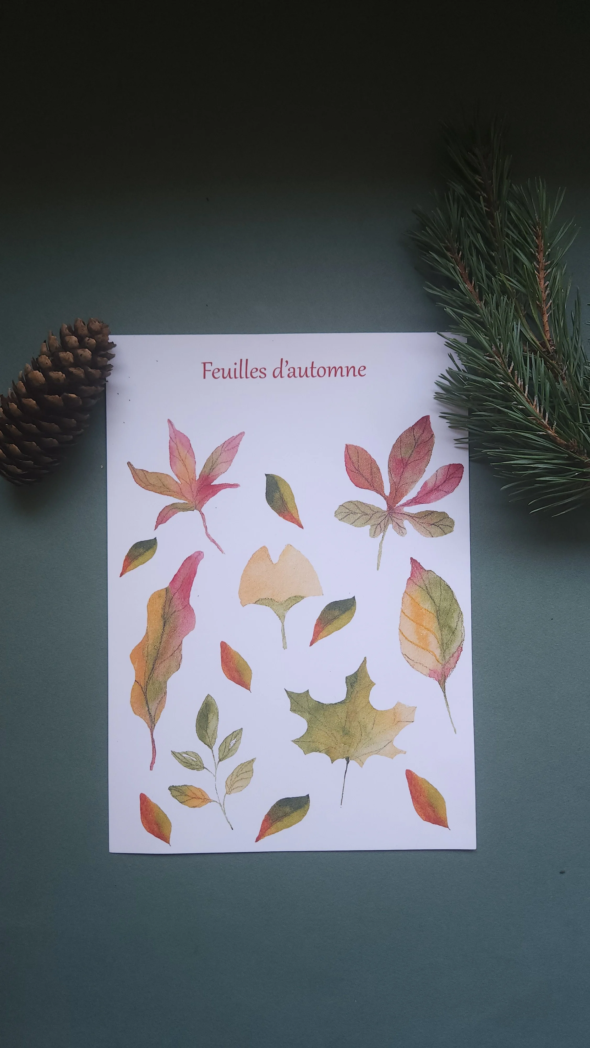 Affiche Herbier d’automne