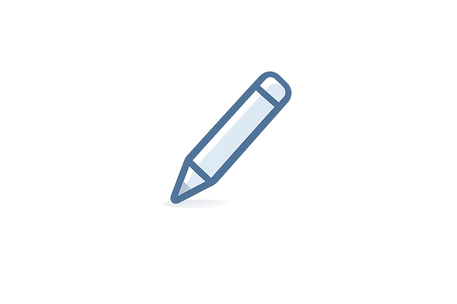 A digital illustration of a stylized red and gray pencil with a white eraser, set against a black background with red and purple light streaks.