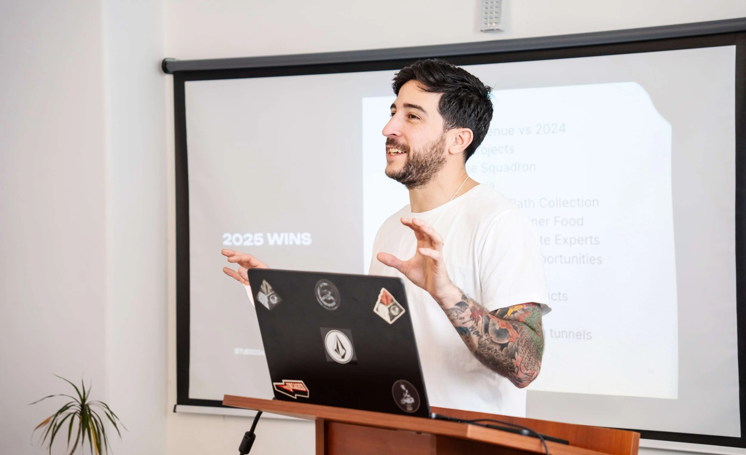 Mariano Cicciarelli, public speaking