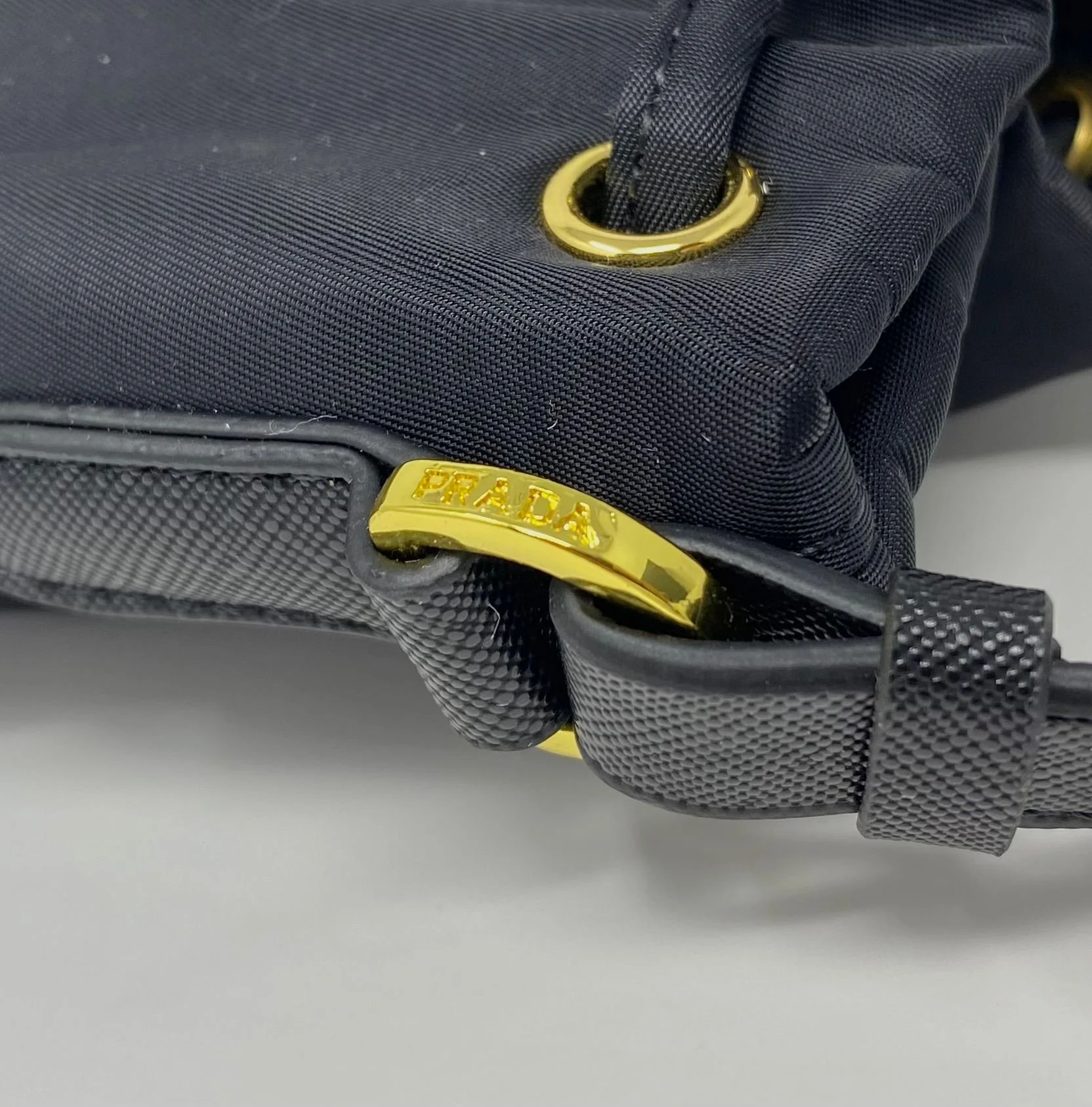 PRADA Beauty Black Nylon Makeup Bag VIP Gift with Box Dust Bag 