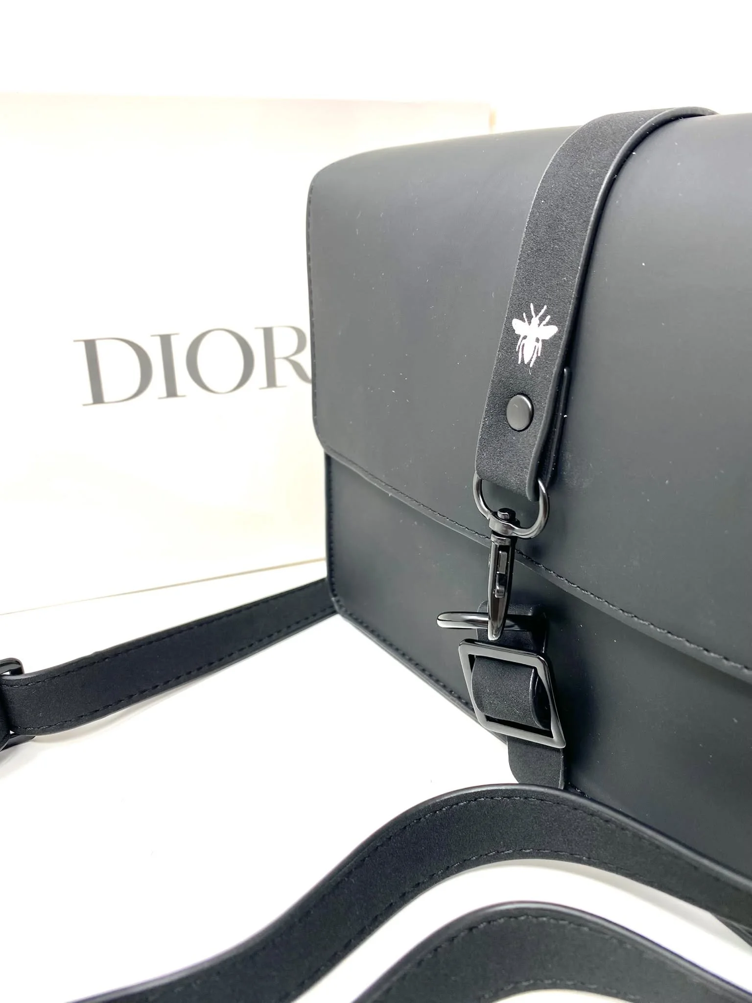 Christian Dior Beauty Black Crossbody Messenger Bag, VIP Gift with Box