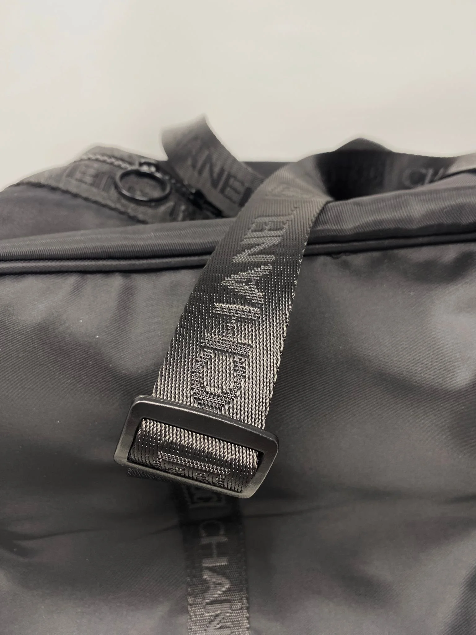 Large CHANEL Beauty Black Nylon Makeup Bag (VIP Gift) Made in Italy