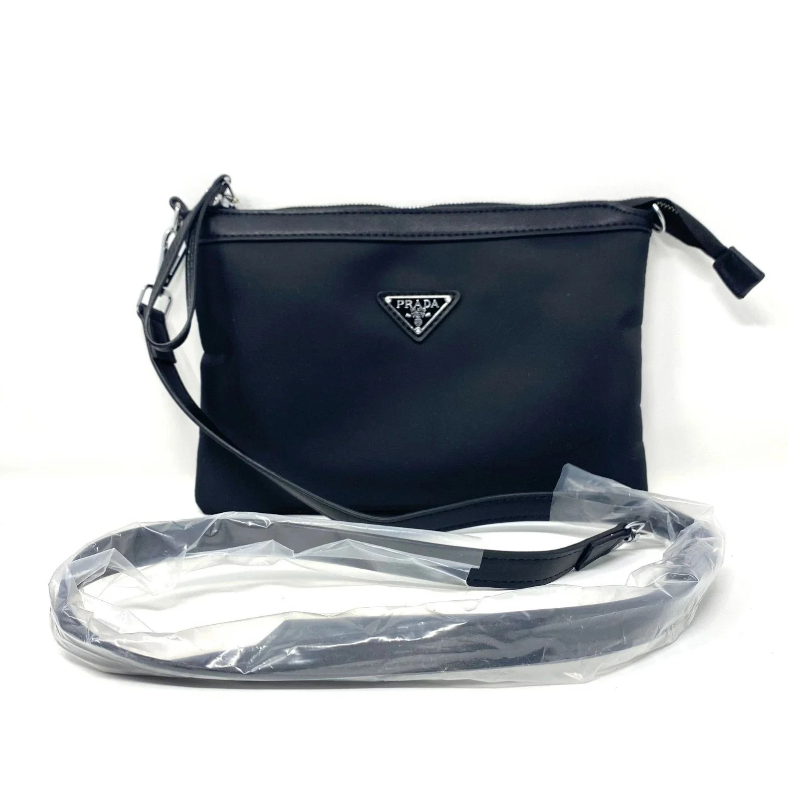 PRADA Beauty Black Nylon Makeup Bag Set of 3 (VIP Gift) New/Dust Bag