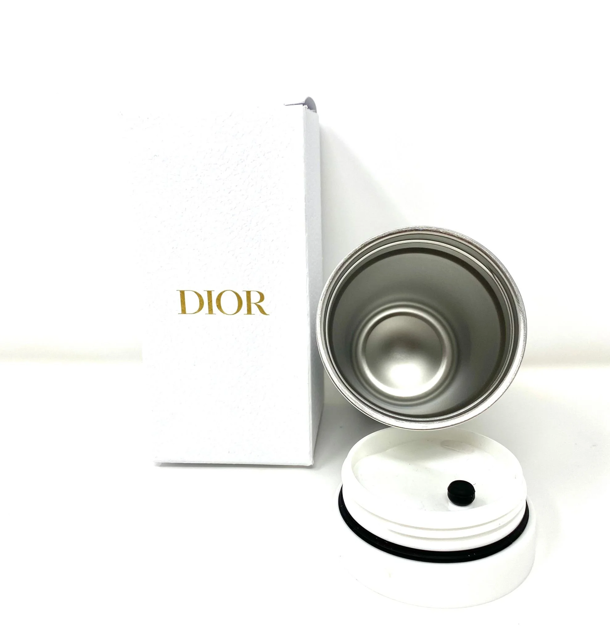 Dior Beauty Toile de Jouy Stainless Steel Tumbler Mug VIP Gift with Box