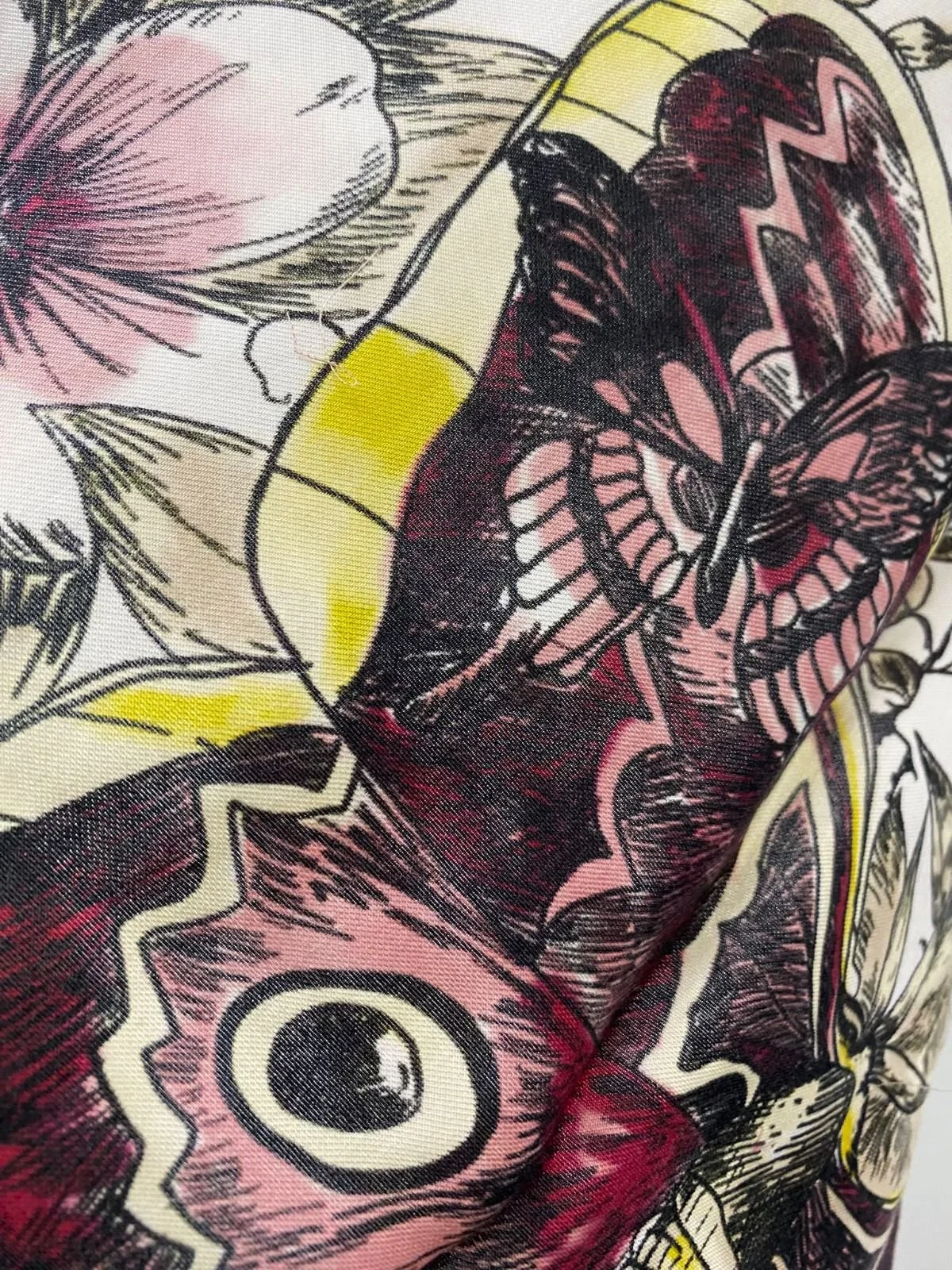 Large Christian Dior Beauty Pink Butterfly Square 100% Silk Scarf (VIP Gift) BNWT with Box