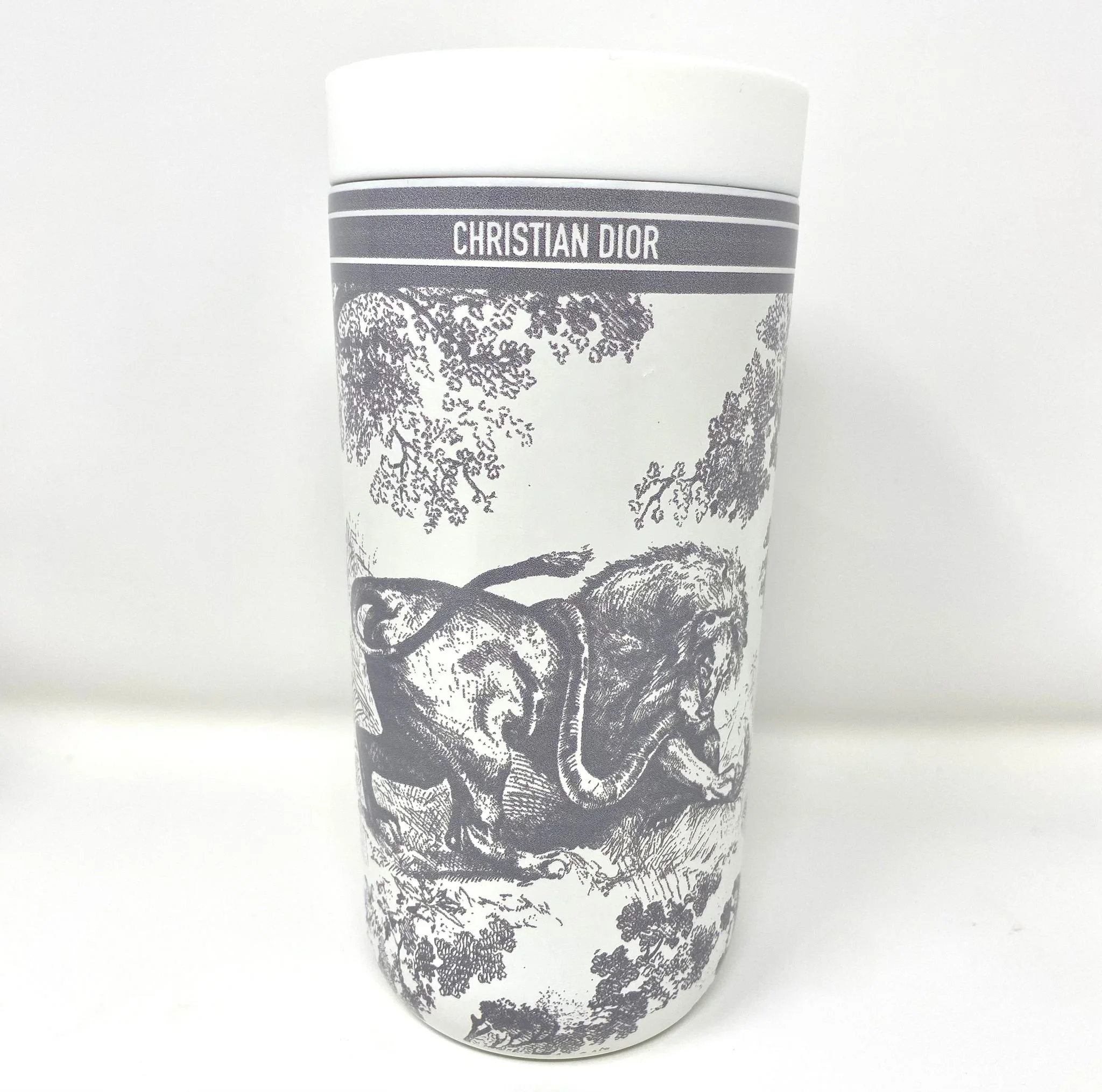 Dior Beauty Toile de Jouy Stainless Steel Tumbler Mug VIP Gift with Box