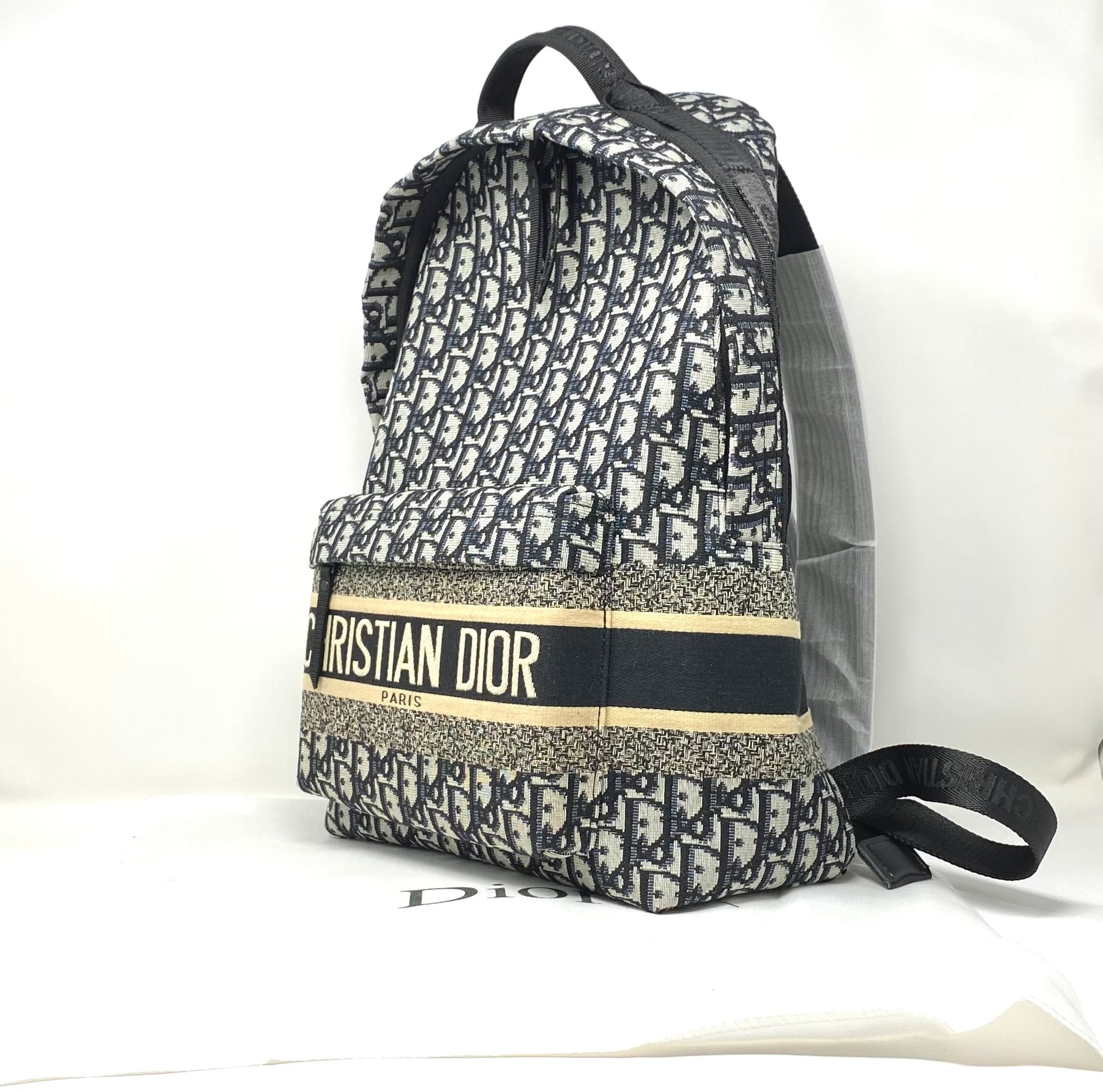 Christian Dior Beauty Oblique Backpack (VIP Gift / Dust Bag) Made in Italy