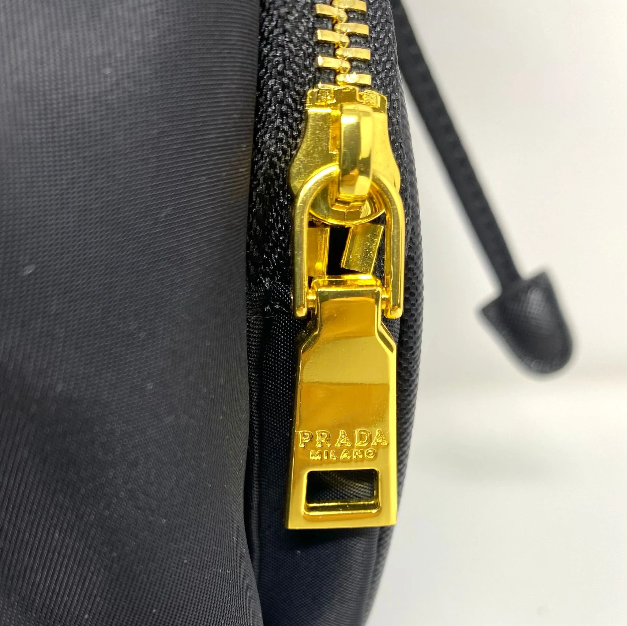 PRADA Beauty Black Nylon Makeup Bag VIP Gift with Box Dust Bag 