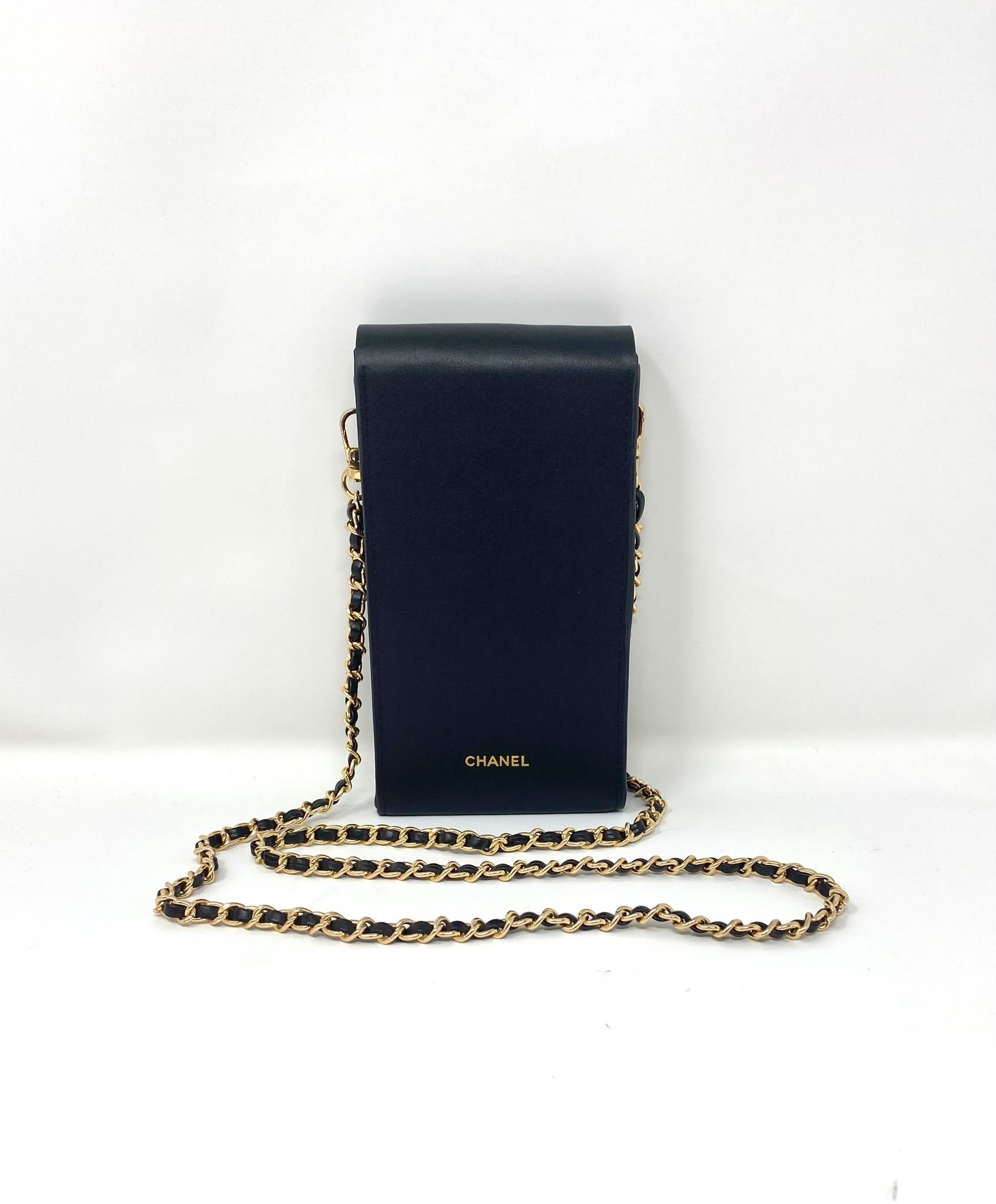 CHANEL Beauty Black COCO CRUSH Phone Crossbody Holder, VIP Gift with Box