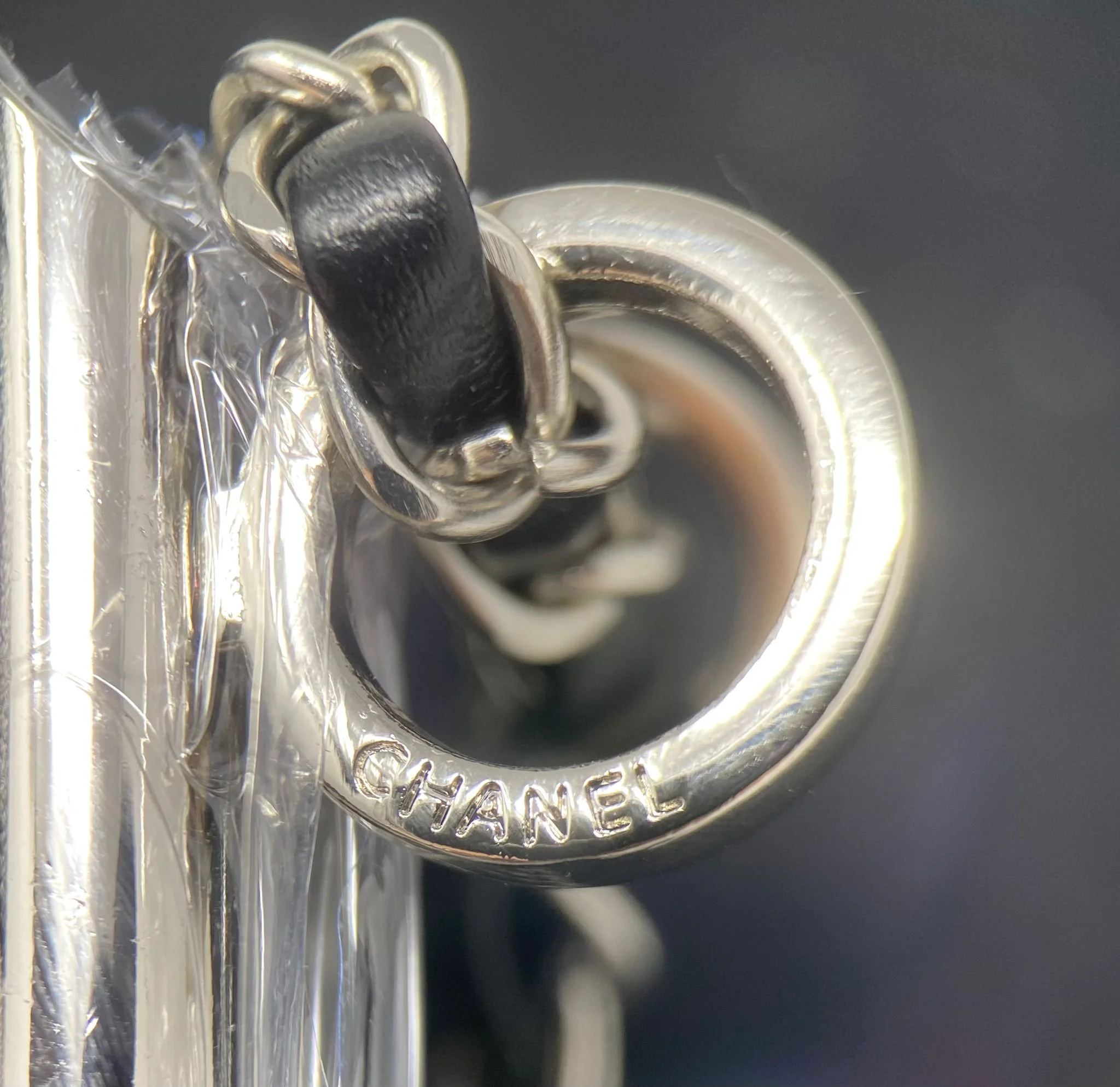 CHANEL Black Quilted Beauty Makeup Bag on Chain VIP Gift With Box Made in France