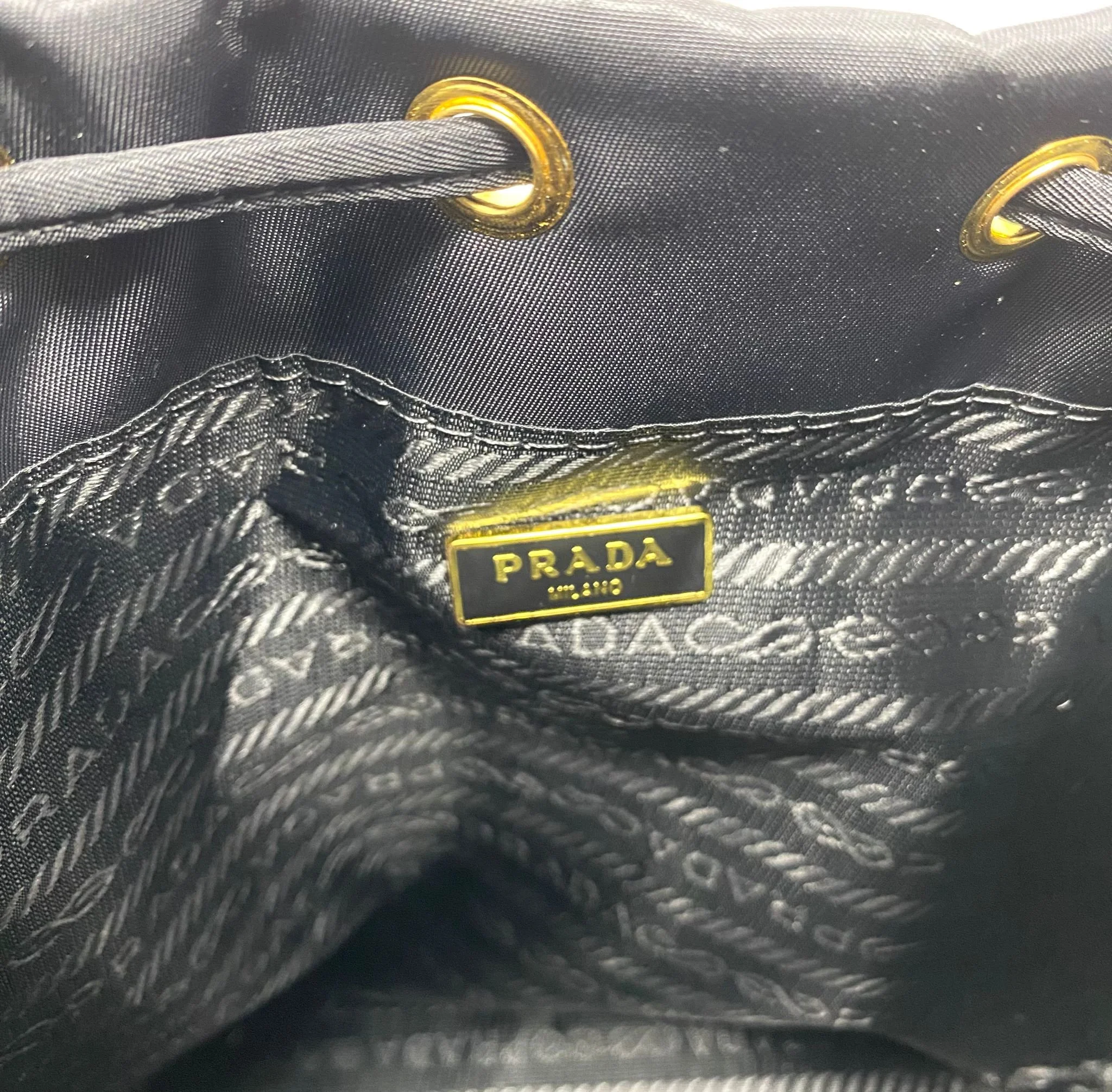 PRADA Beauty Black Nylon Makeup Bag VIP Gift with Box Dust Bag 