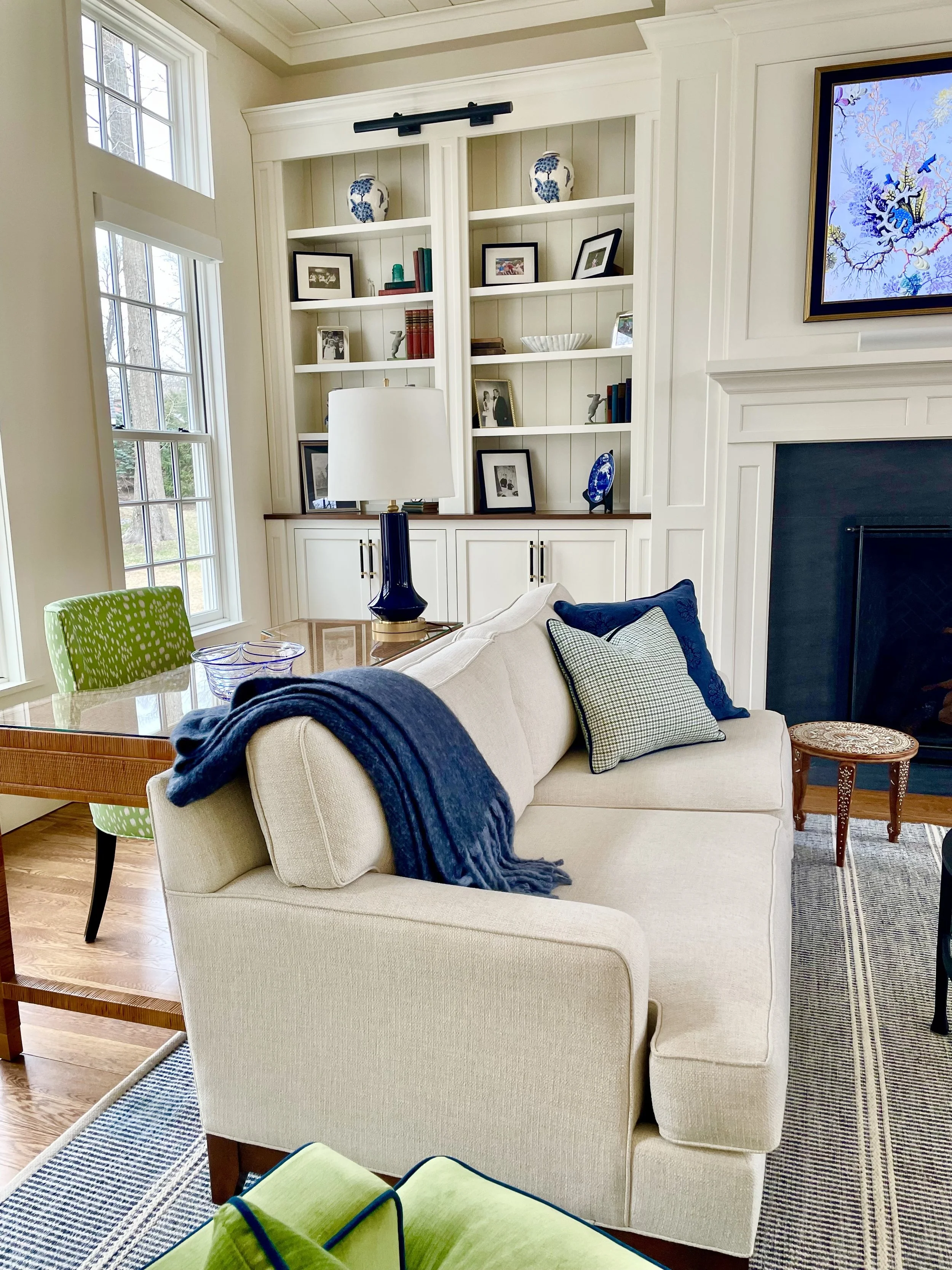 Space designed in Albany. In collaboration with Susan Clark Interiors