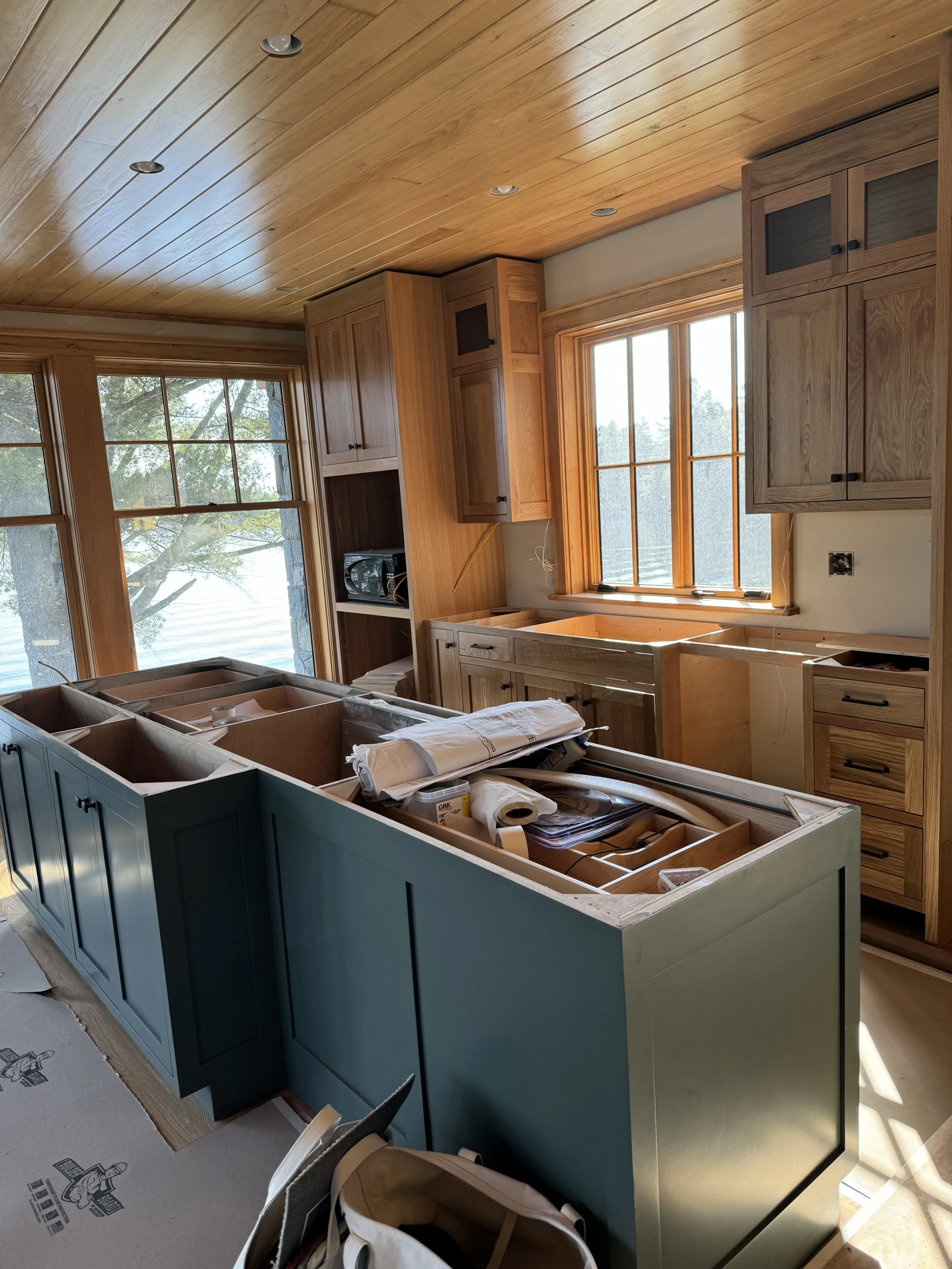 New Build in the Adirondaks in collaboration with Susan Clark Interiors