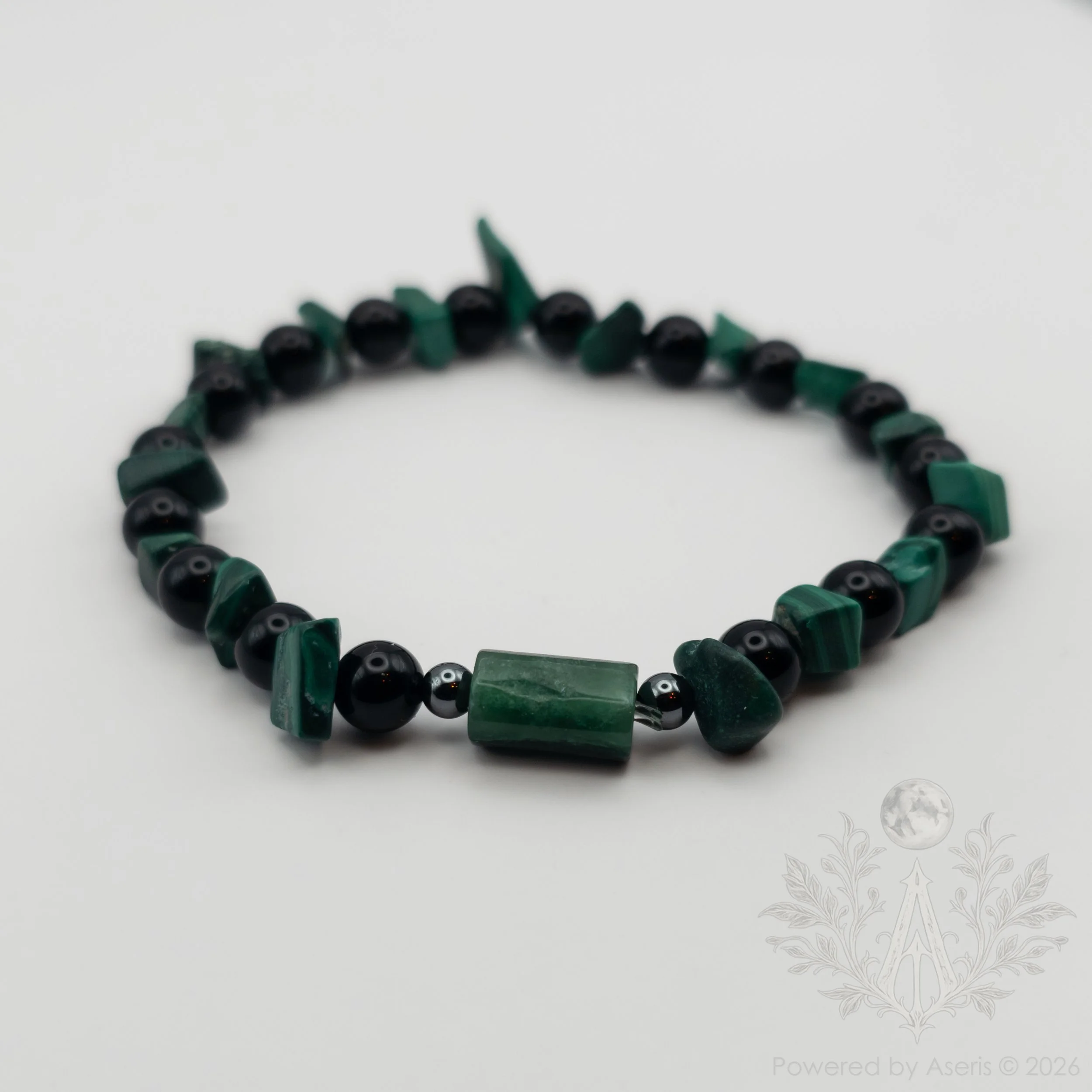 Weles (Jadeit, Agat, Malachit, Hematyt)