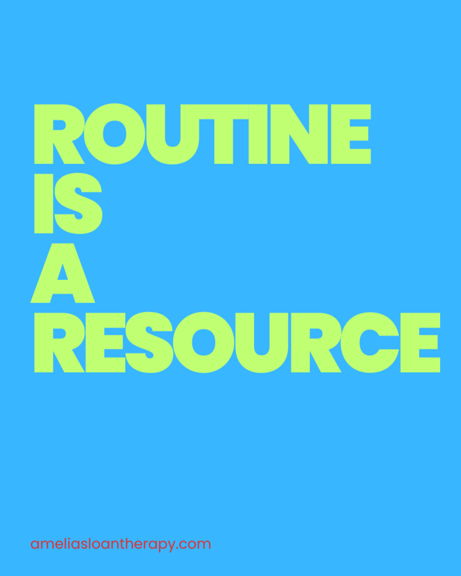Routine is a resource