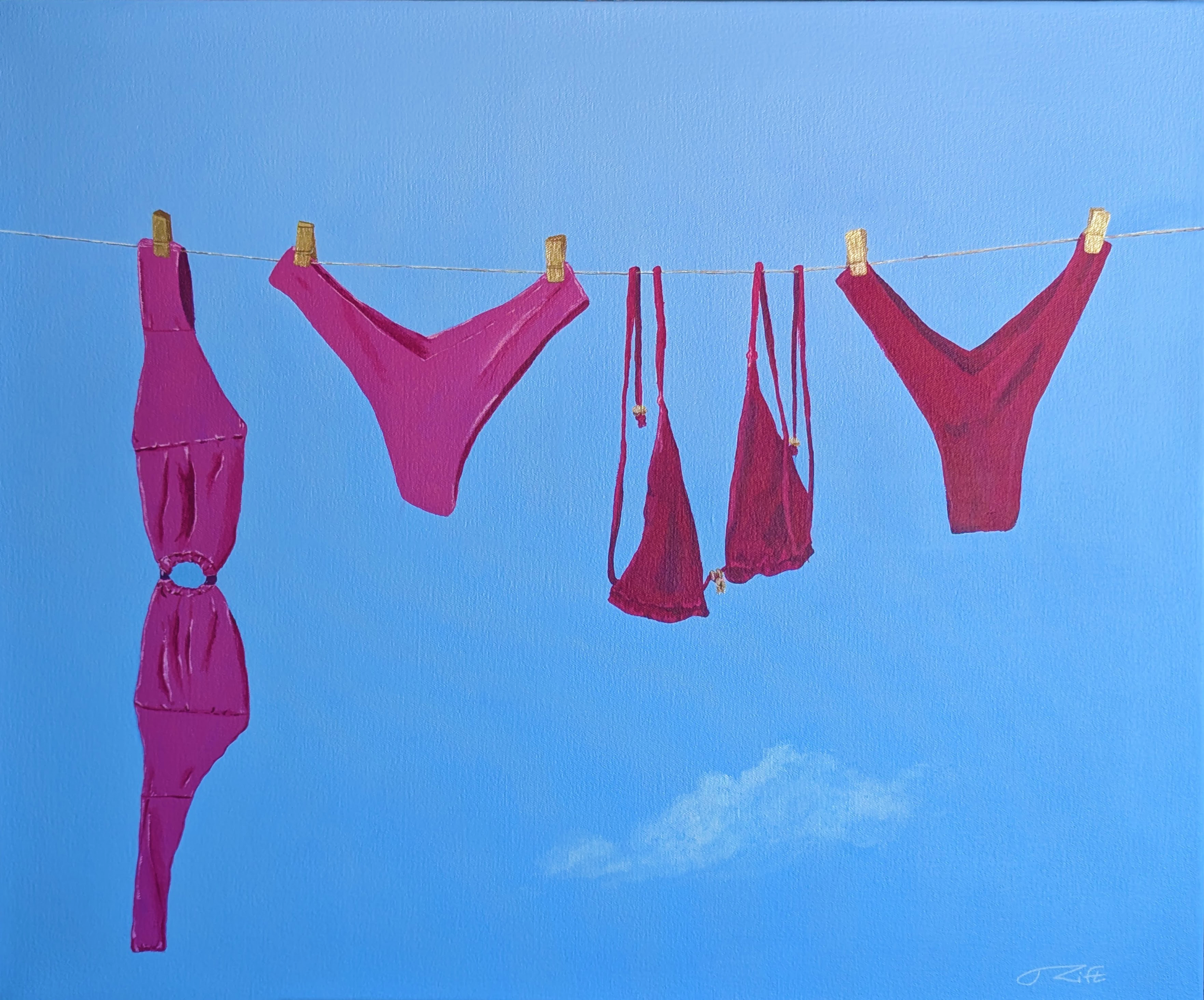Bikini canvas painting