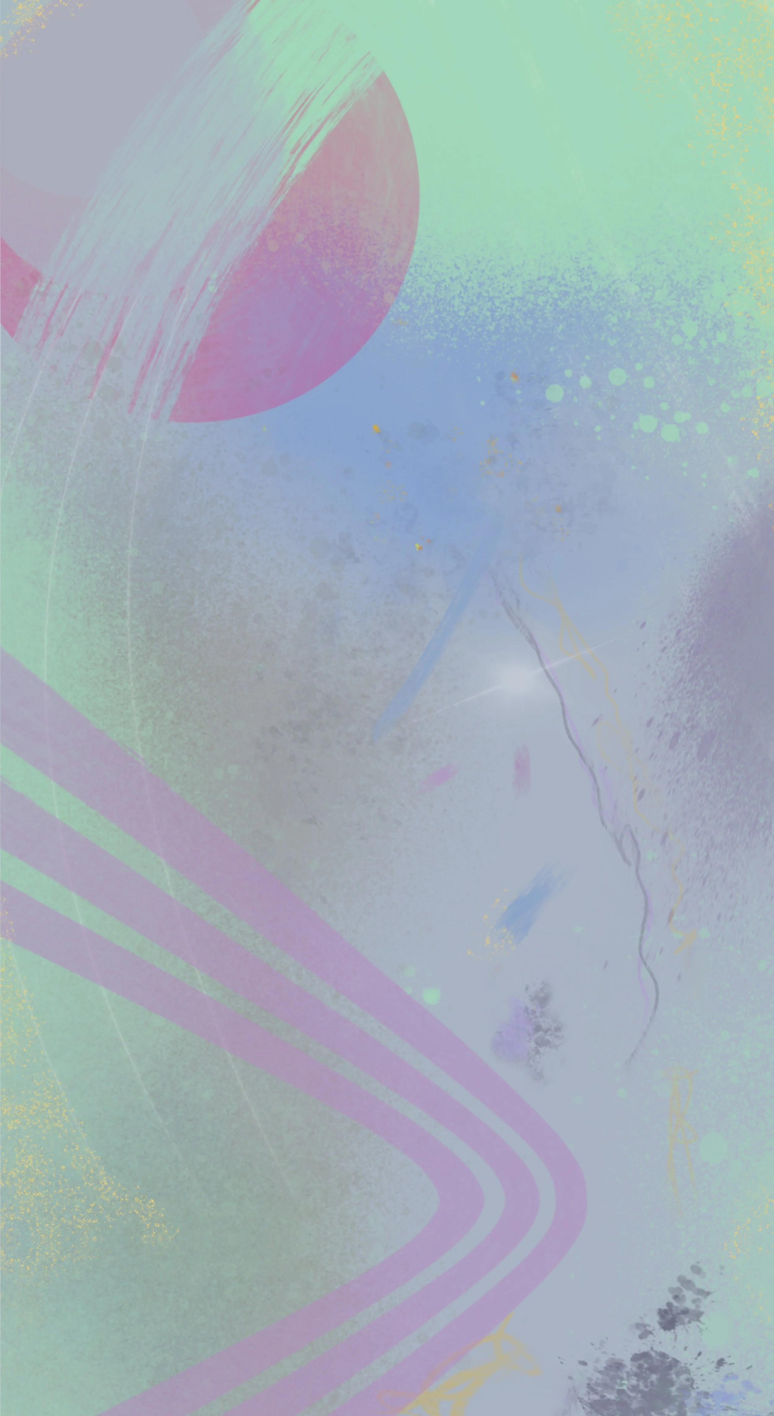 Abstract pastel-colored background with soft shapes and lines.