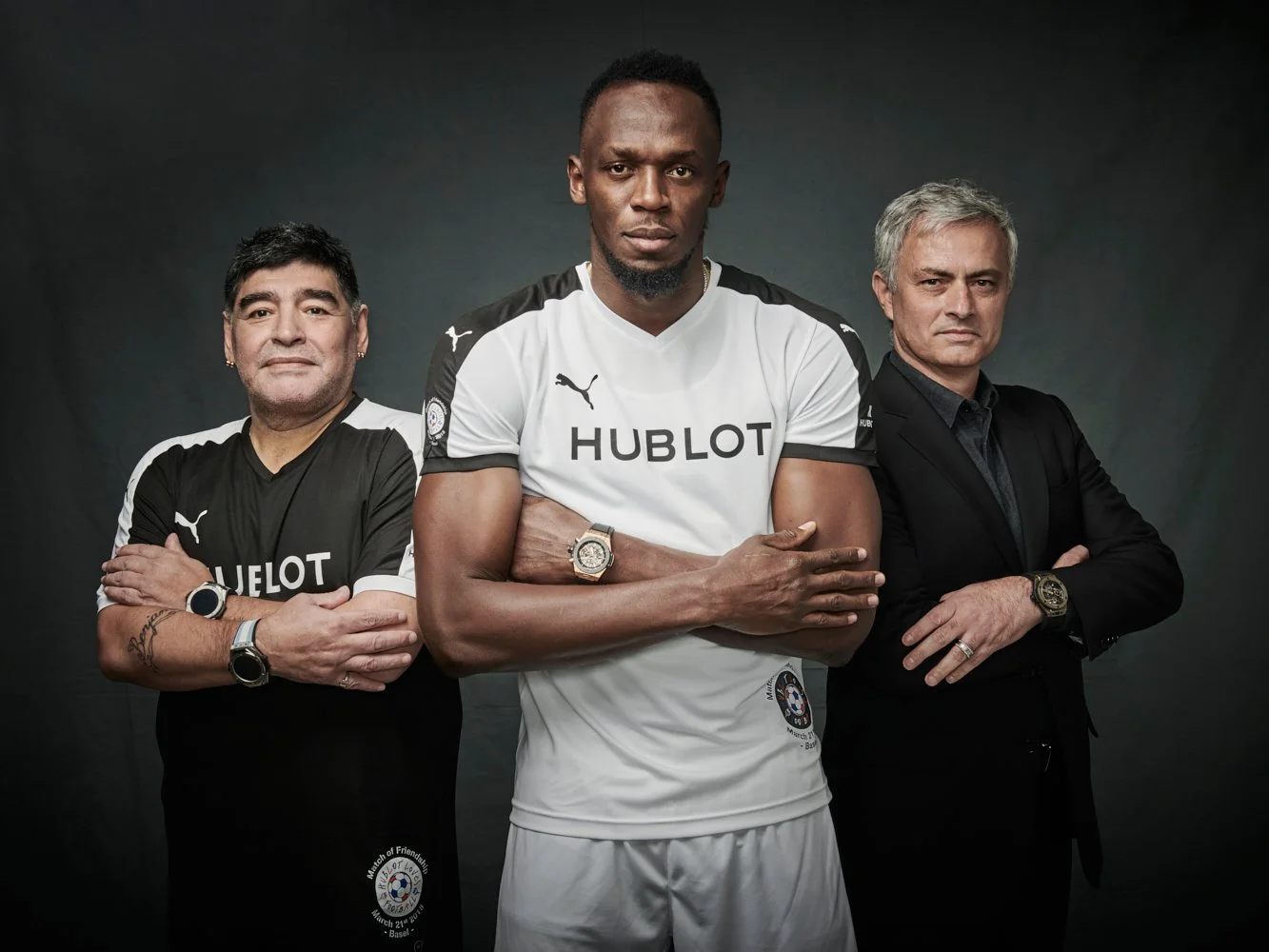 Diego Armando Maradona, Usain Bolt, José Mourinho